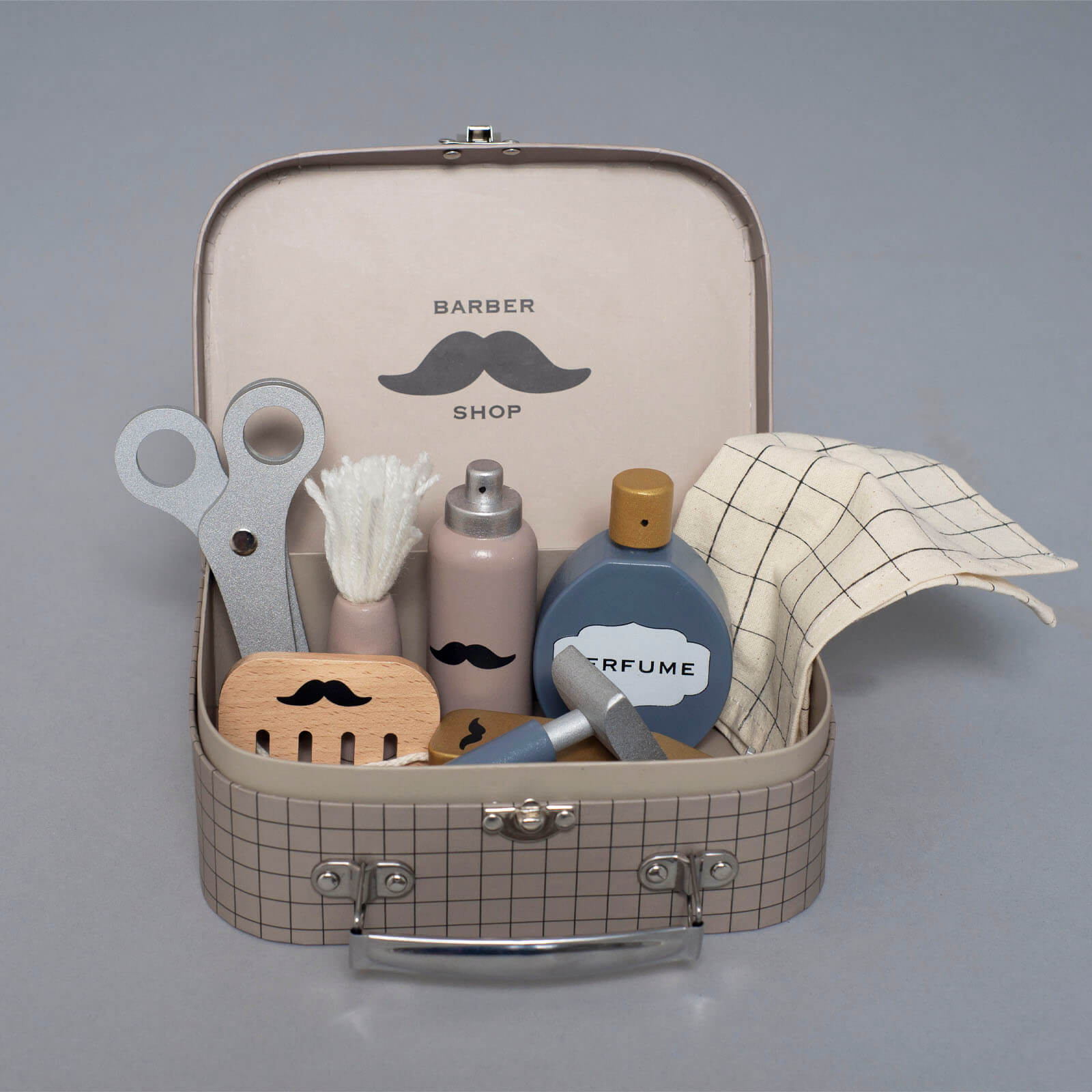 Barber Suitcase and Accessories