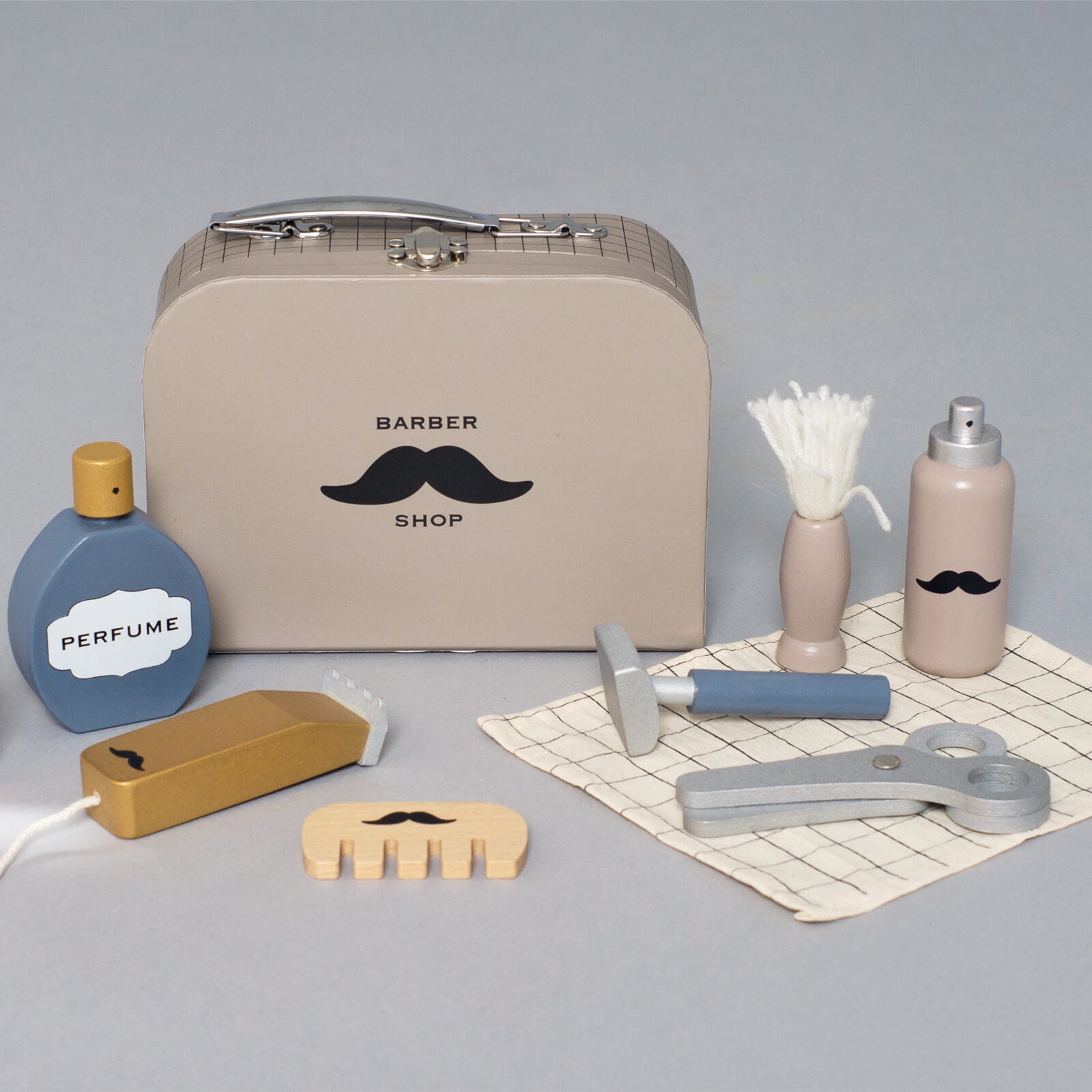 Barber Suitcase and Accessories