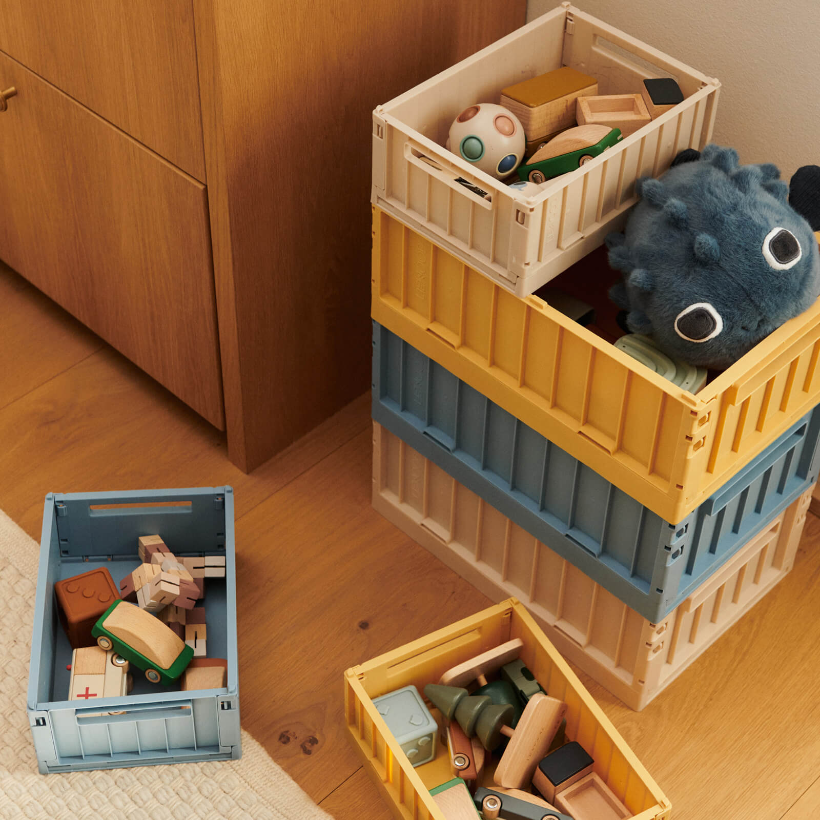 Weston Storage Box Medium 2 Pack - Beach Blue