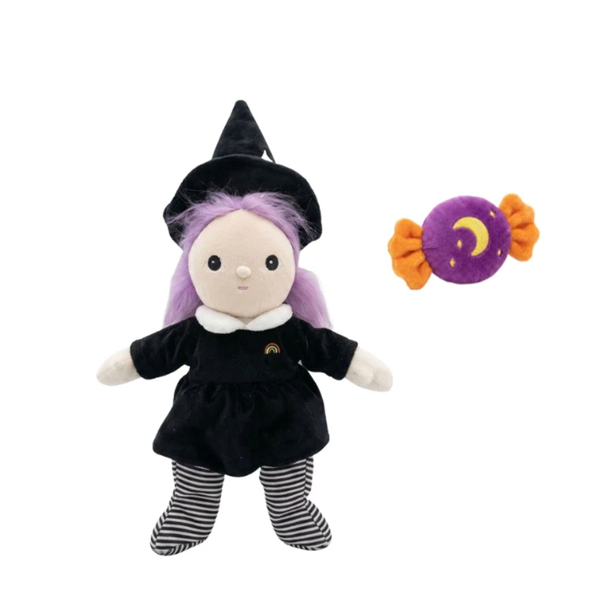 Dinky Dinkum Doll - Willa Witch Black