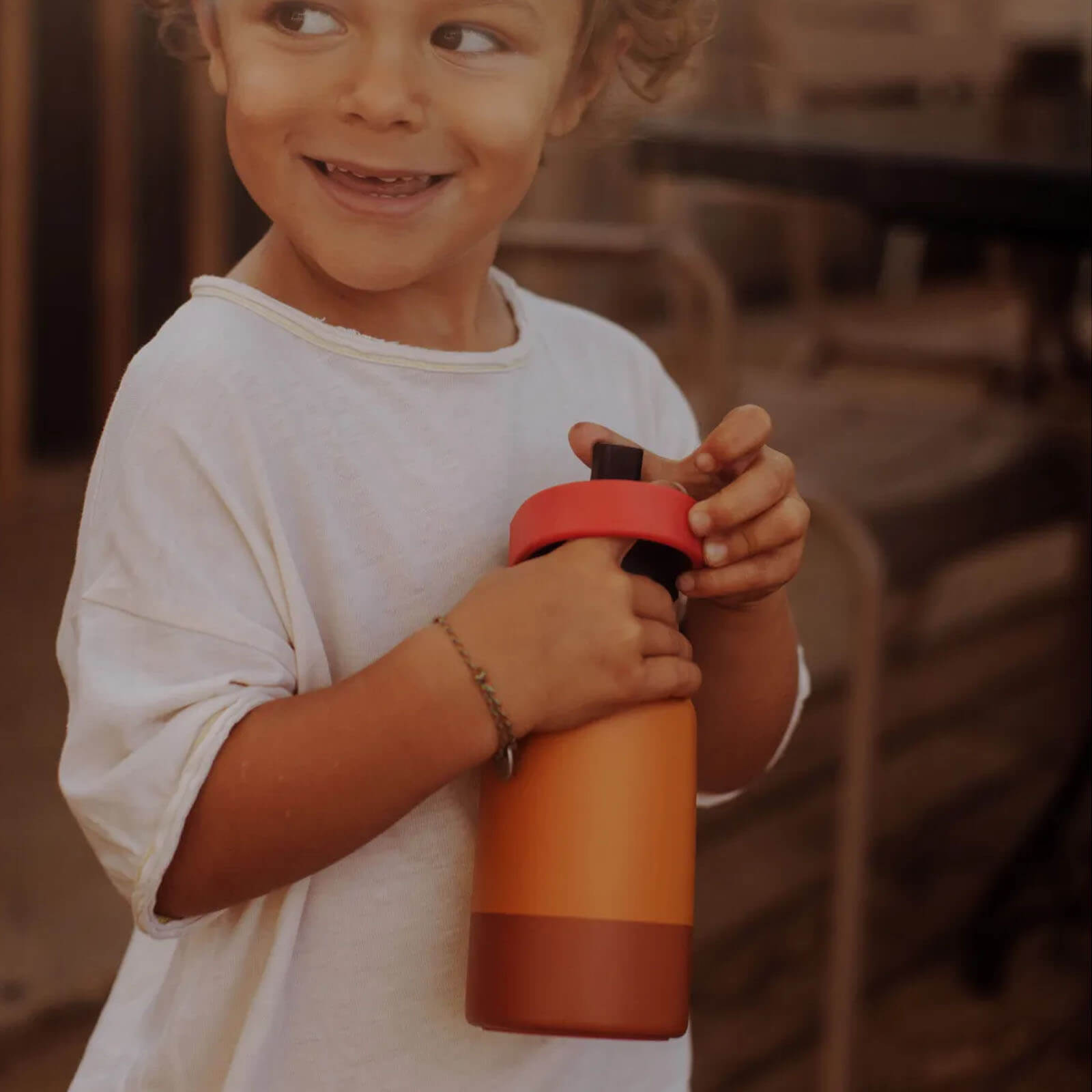 Water Bottle 470ml - Wood