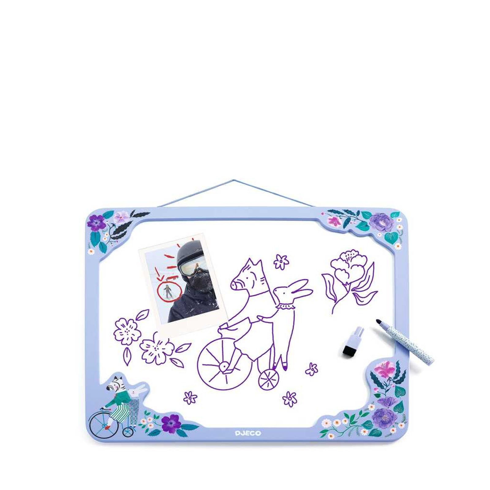 Magnetic White Board - Zebra