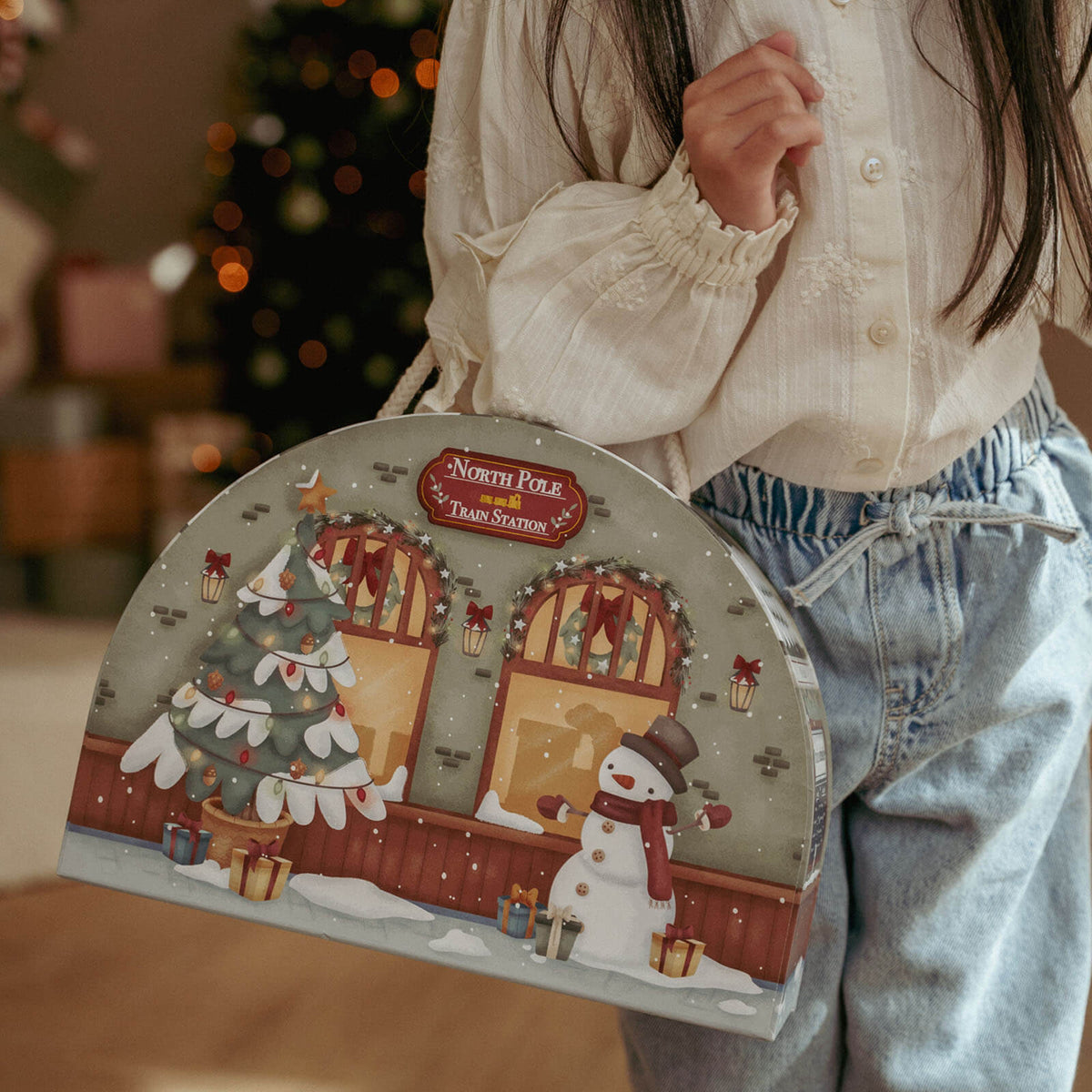 Advent Calendar - Train Track Scene