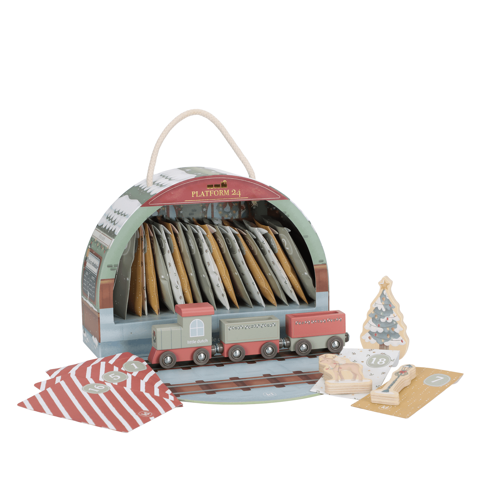 Advent Calendar - Train Track Scene