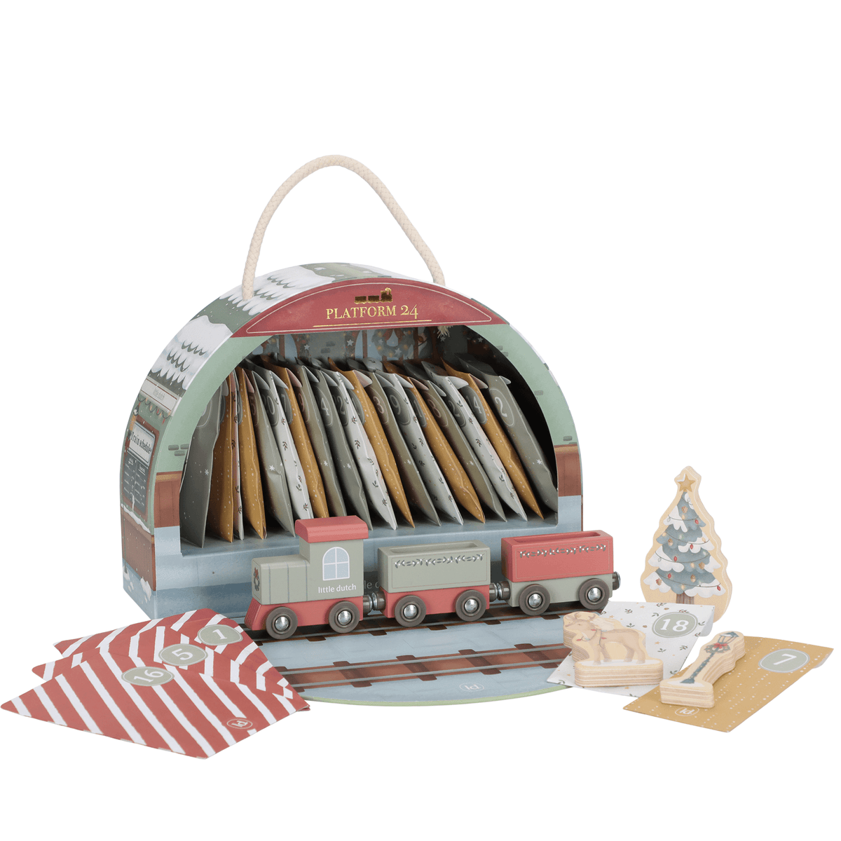 Advent Calendar - Train Track Scene