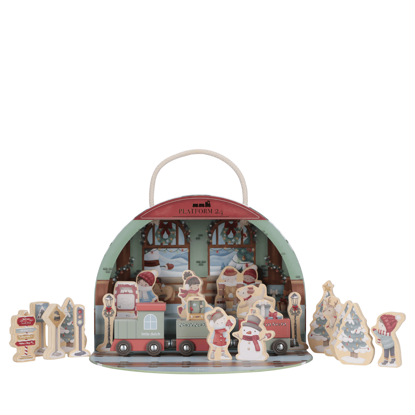 Advent Calendar - Train Track Scene