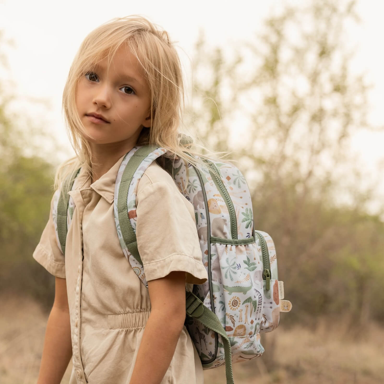 Large Backpack - Safari Friends