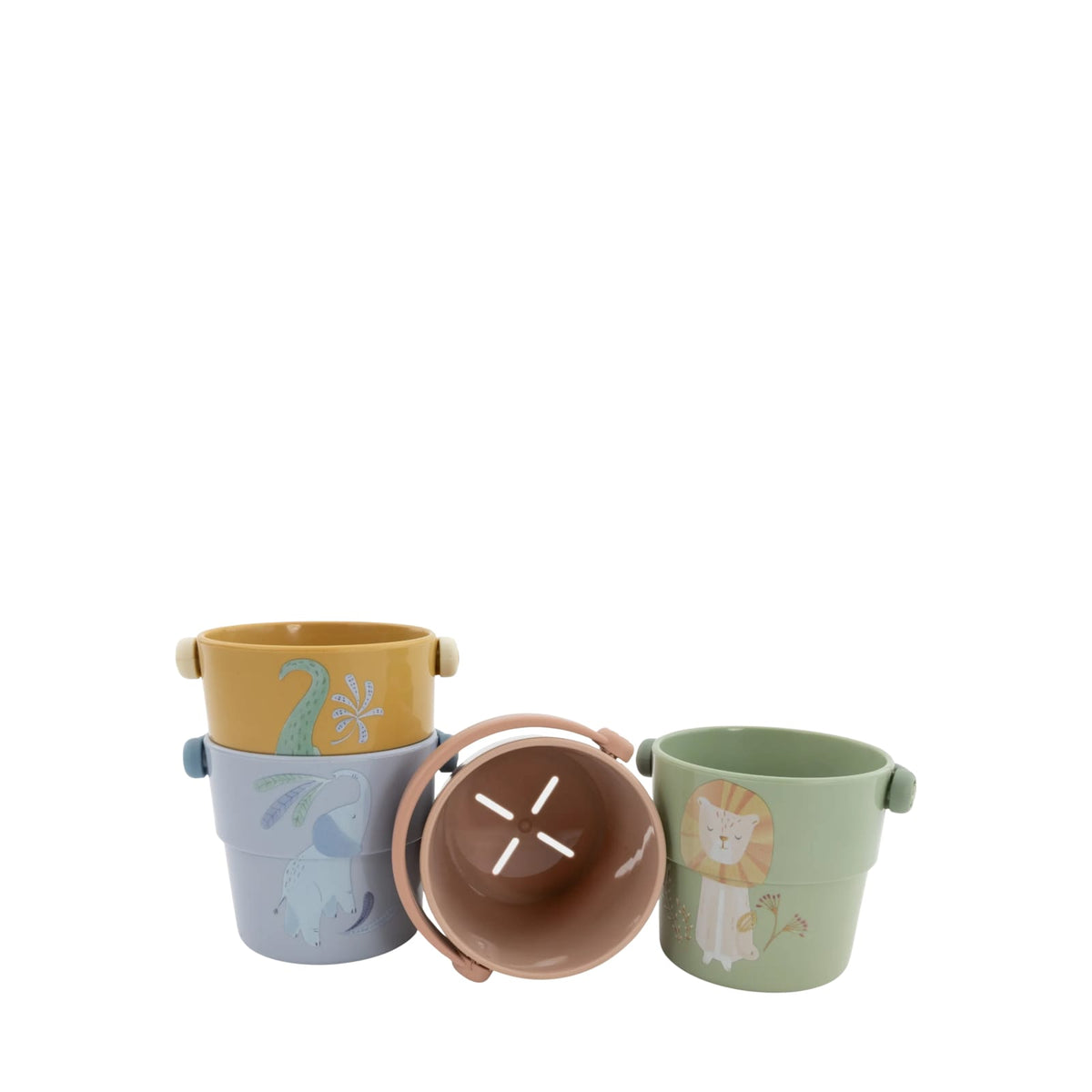 Bath Cups - Safari Friends