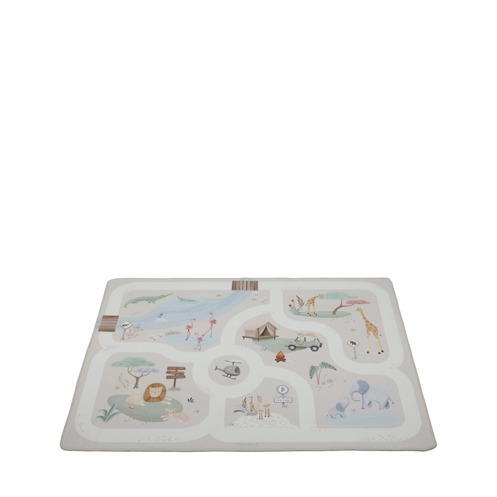 Car Play Mat - Safari Friends