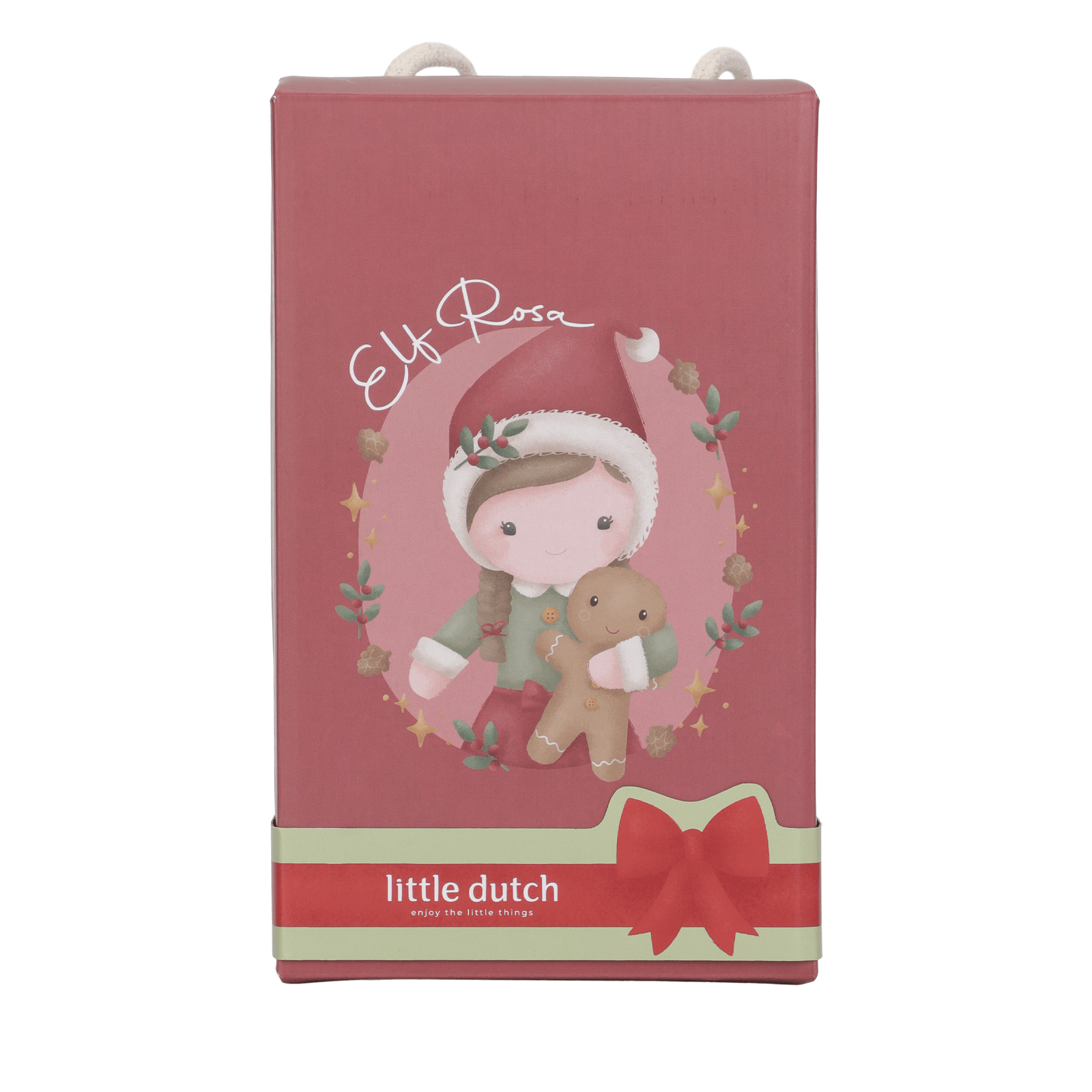 Soft Cuddle Doll Christmas Rosa 35 cm