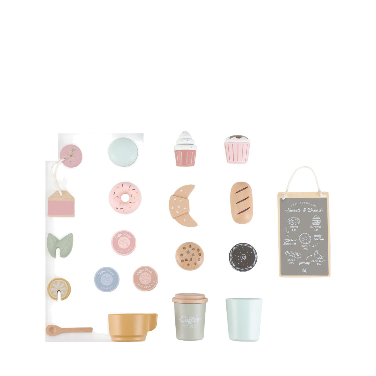 Wooden Coffee Shop Corner - 20 Pieces