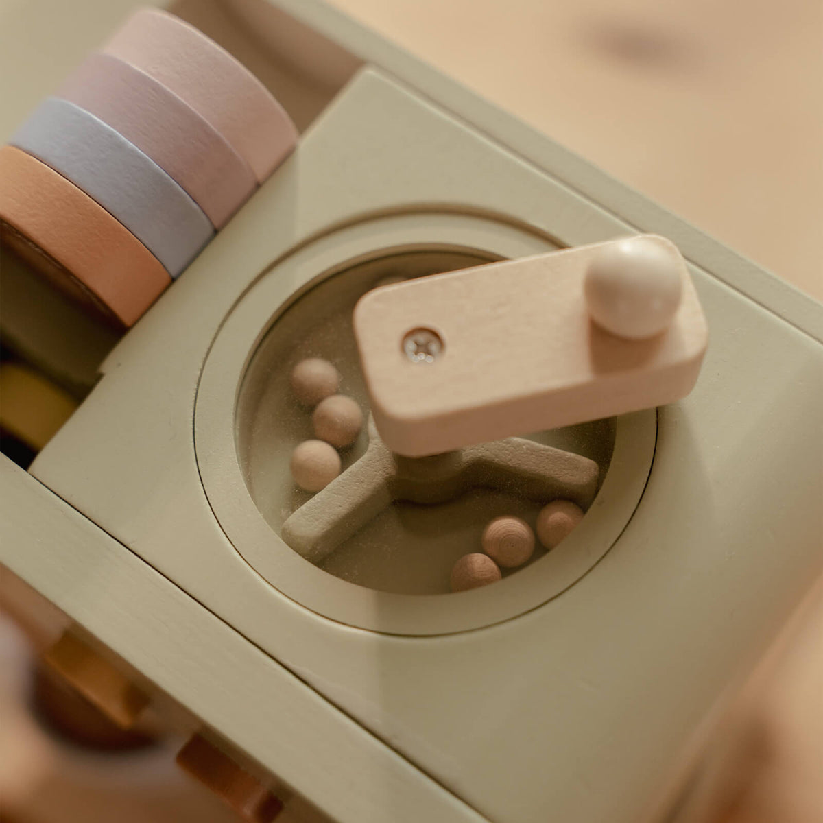Wooden Coffee Machine - 13 Pieces