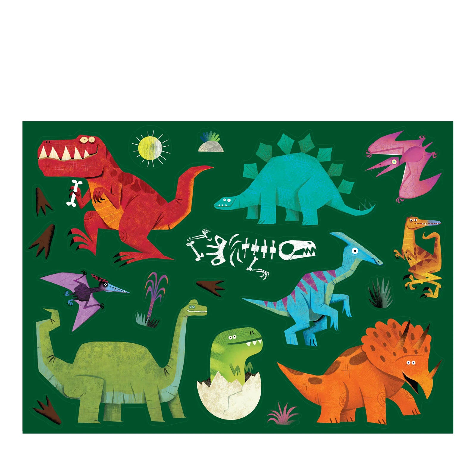 Colour Poster Tube - Dinosaur