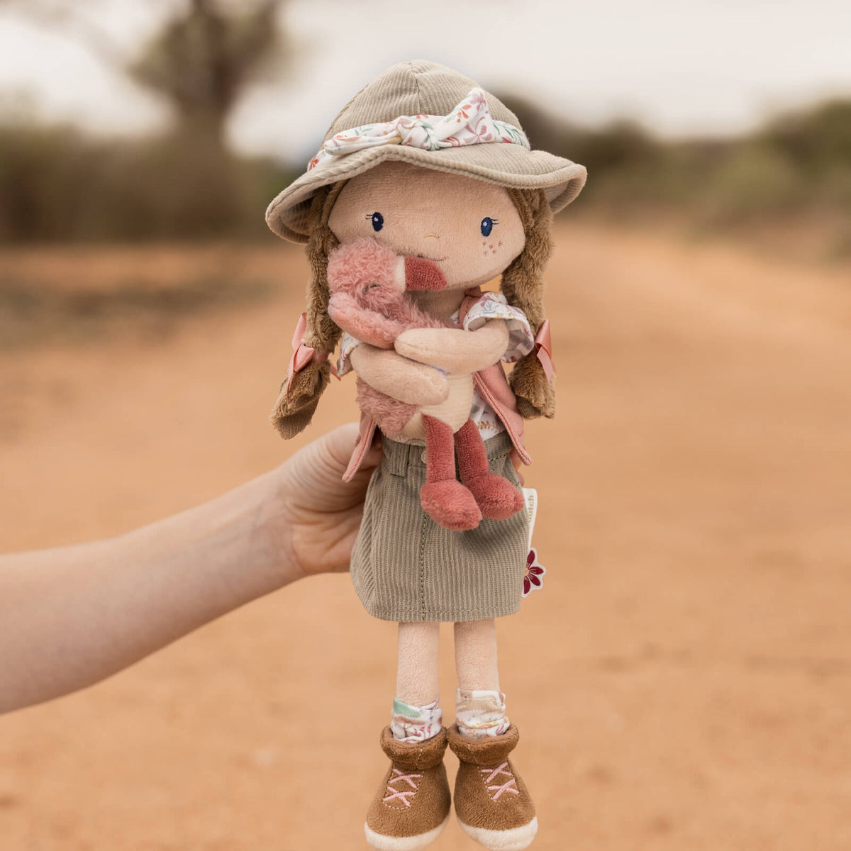 Soft Cuddle Doll - Ranger Rosa 35cm