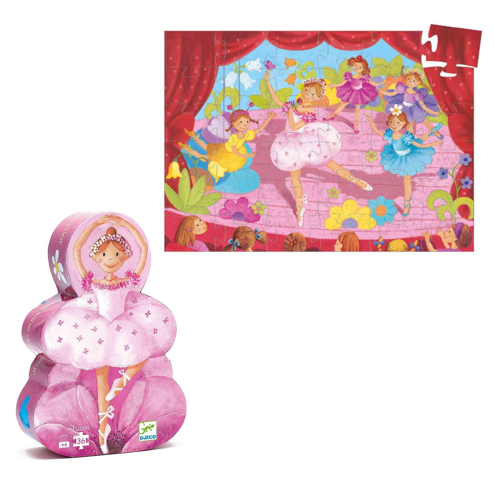 Silhouette 36 Piece Puzzle - The Ballerina