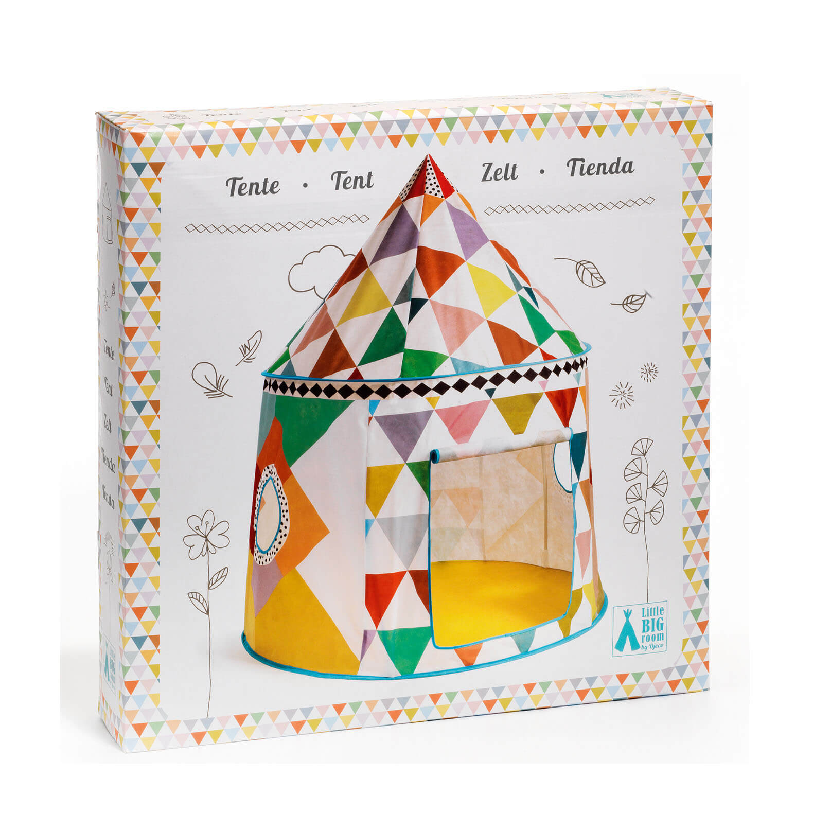 Pop Up Tent - Multi Coloured