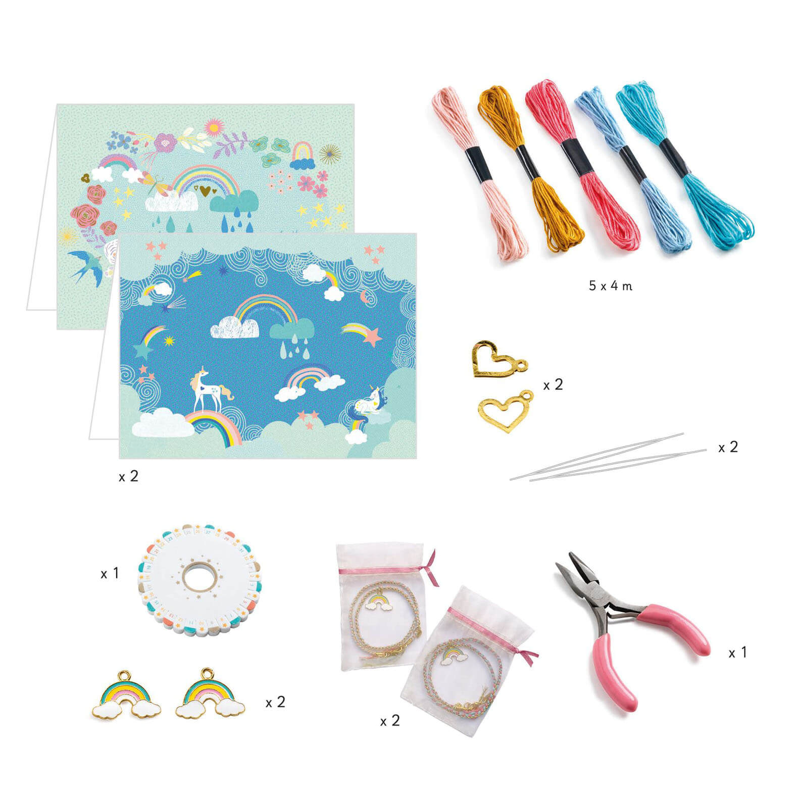 Jewellery Craft Set - Rainbow Clouds