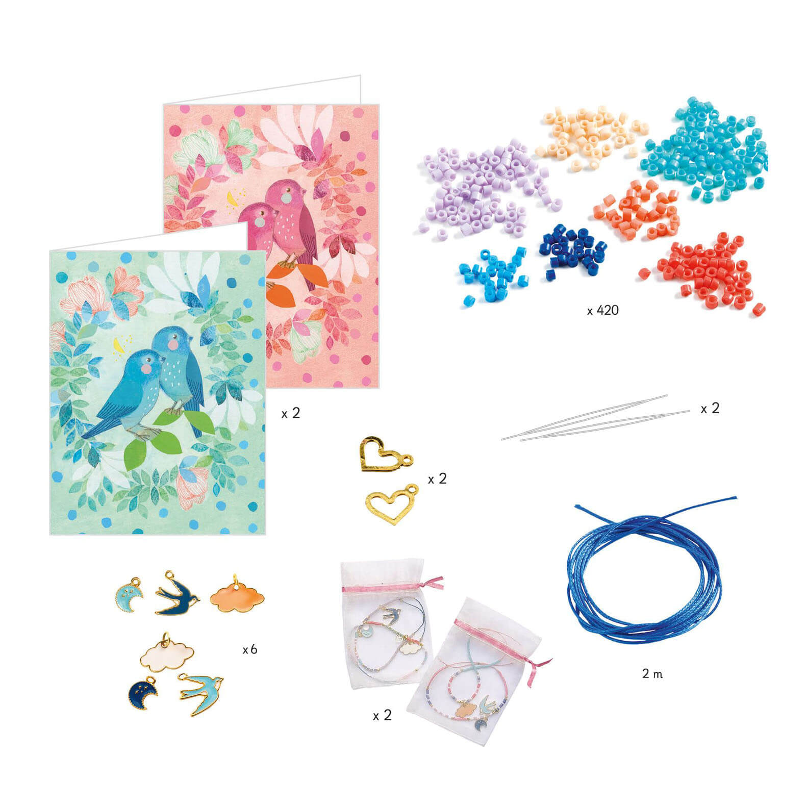 Make It Yourself Bracelets Craft Set - Sky