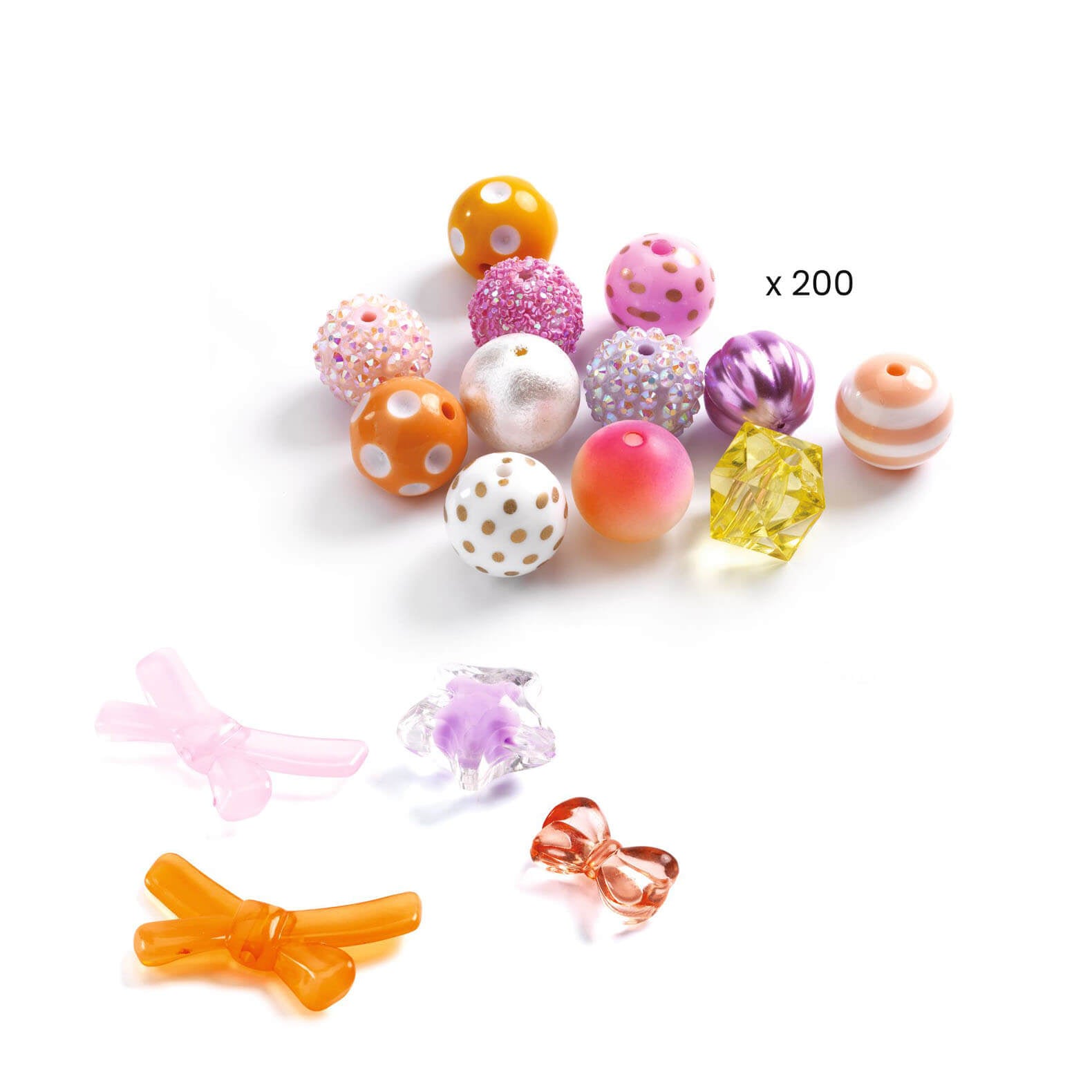 Make It Yourself Necklaces Craft Set - Bubble Beads Gold