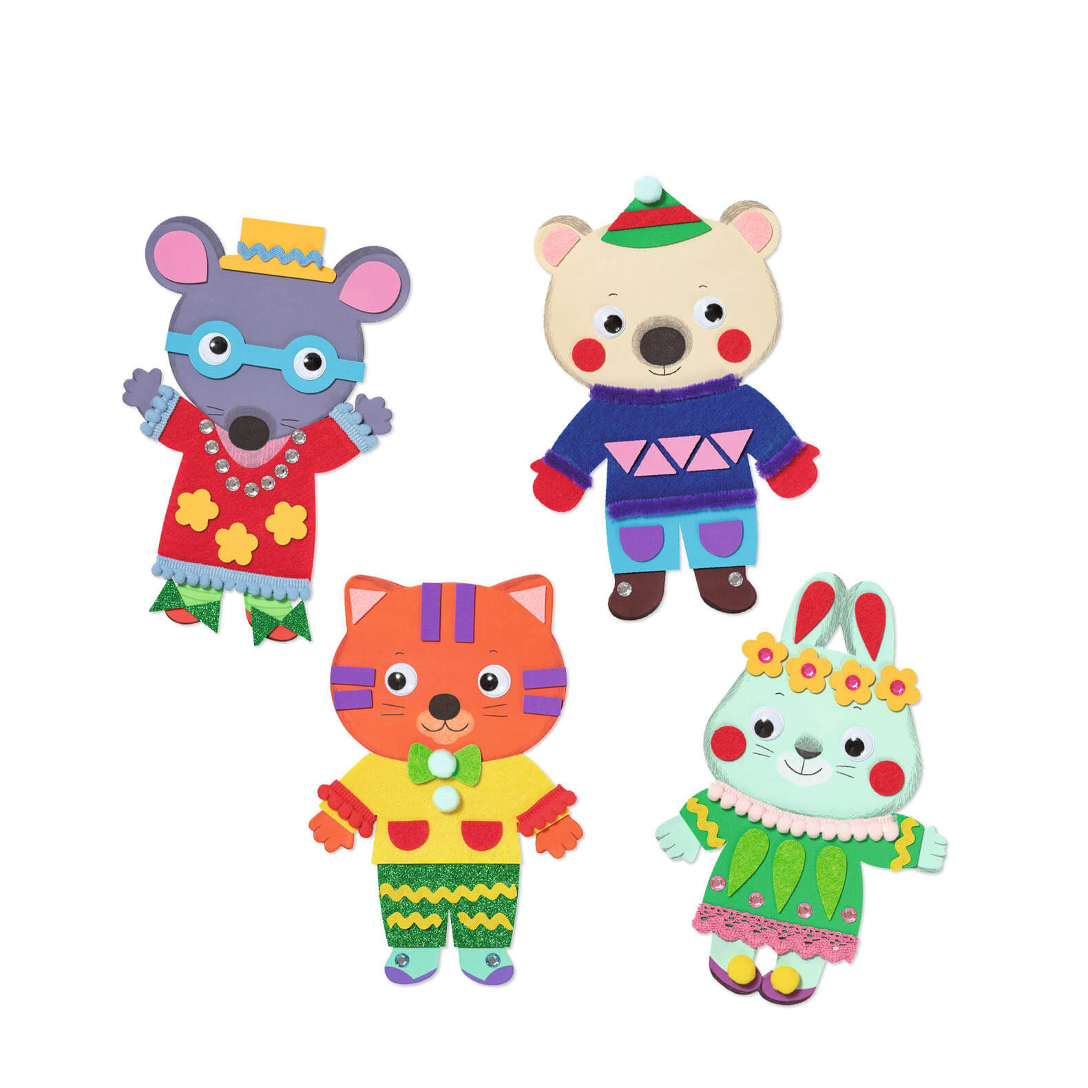 Collage Craft Set - Little Sweethearts