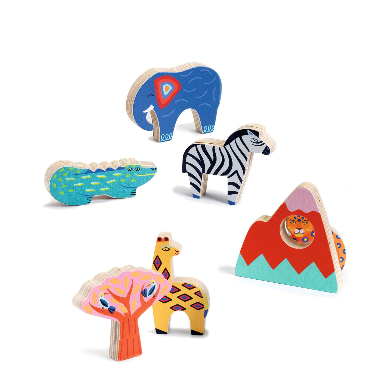 Wooden Puzzle Board - Savana Story