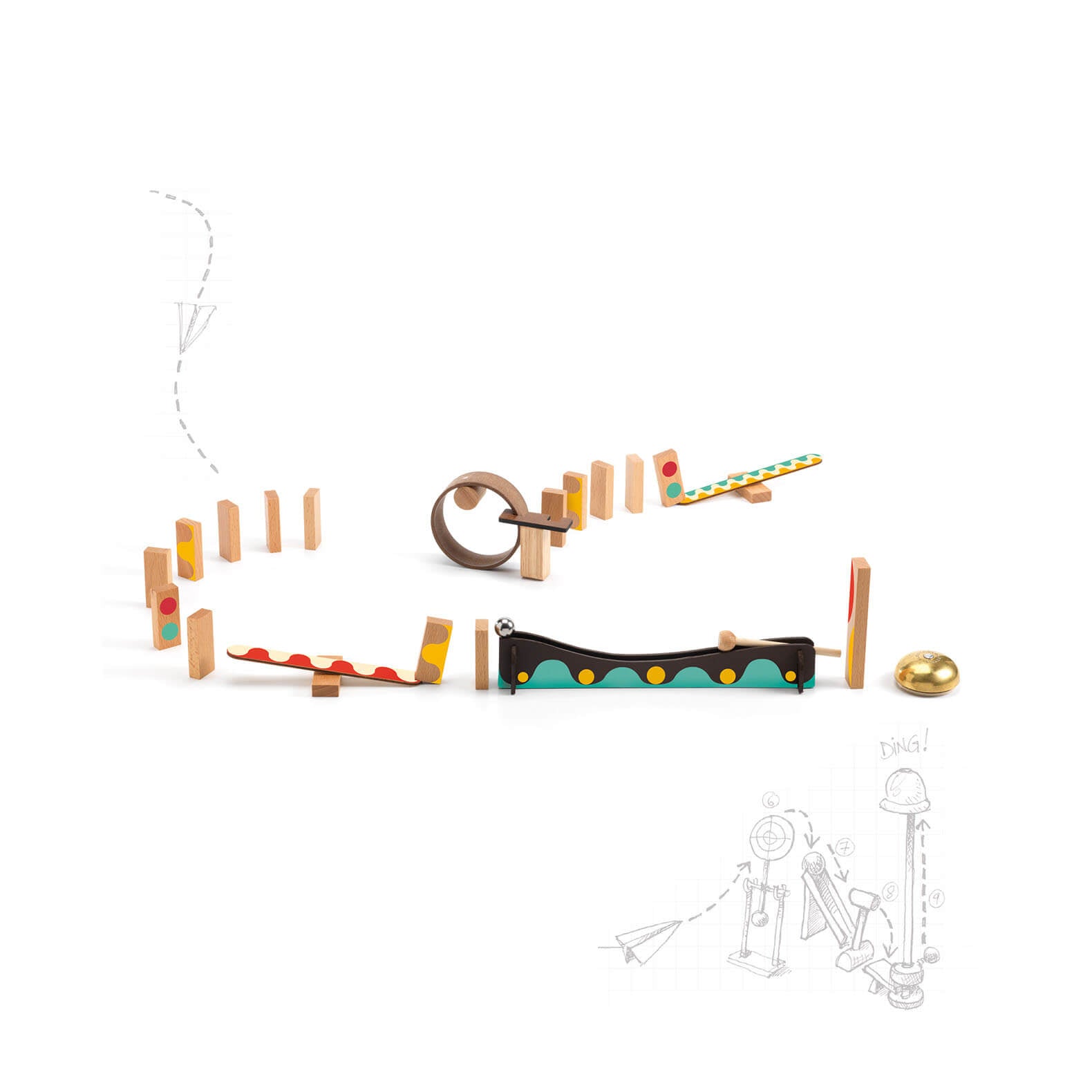 Zig and Go Construction Game - Dring 25 Pieces