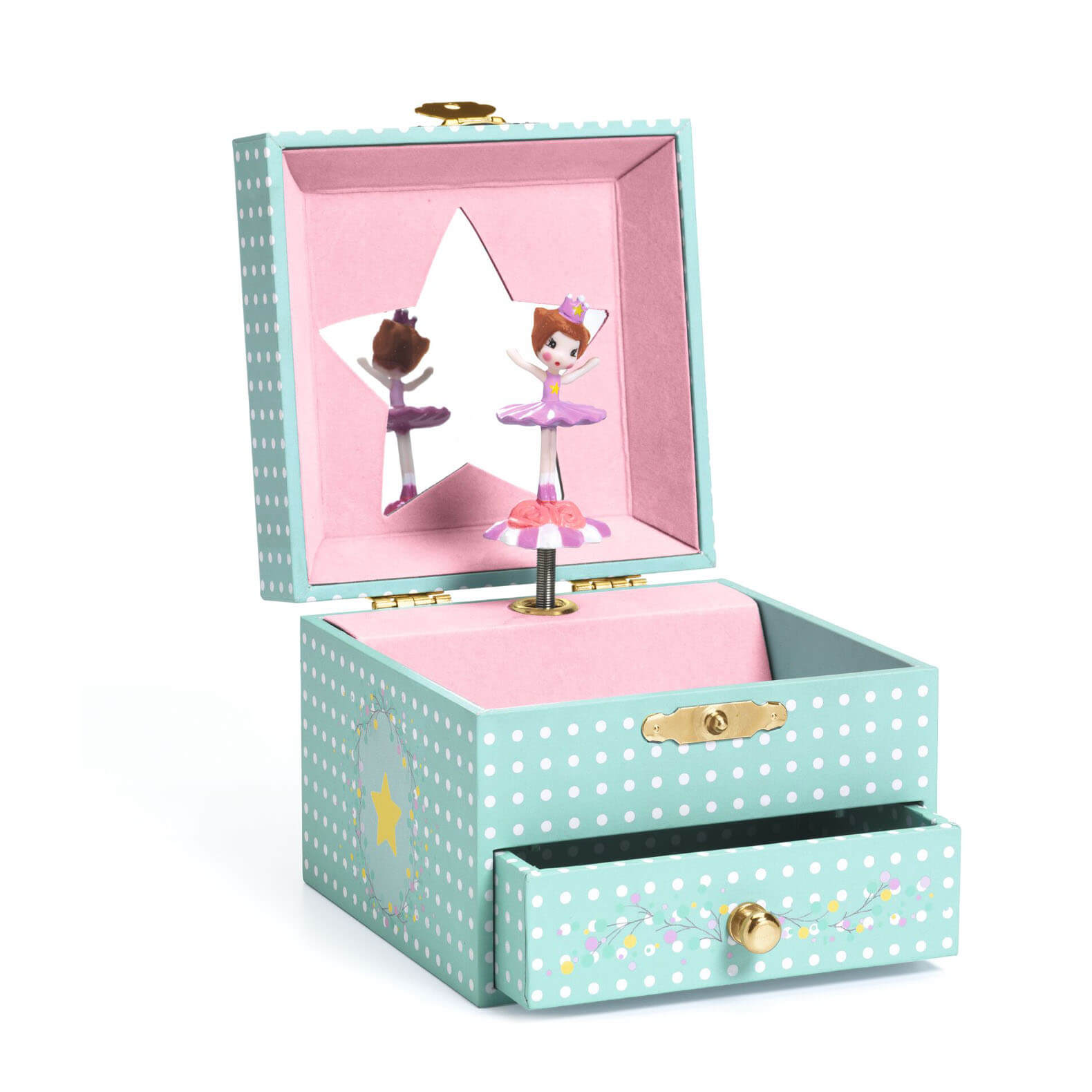 Ballerina on Stage Musical Jewellery Box by Djeco