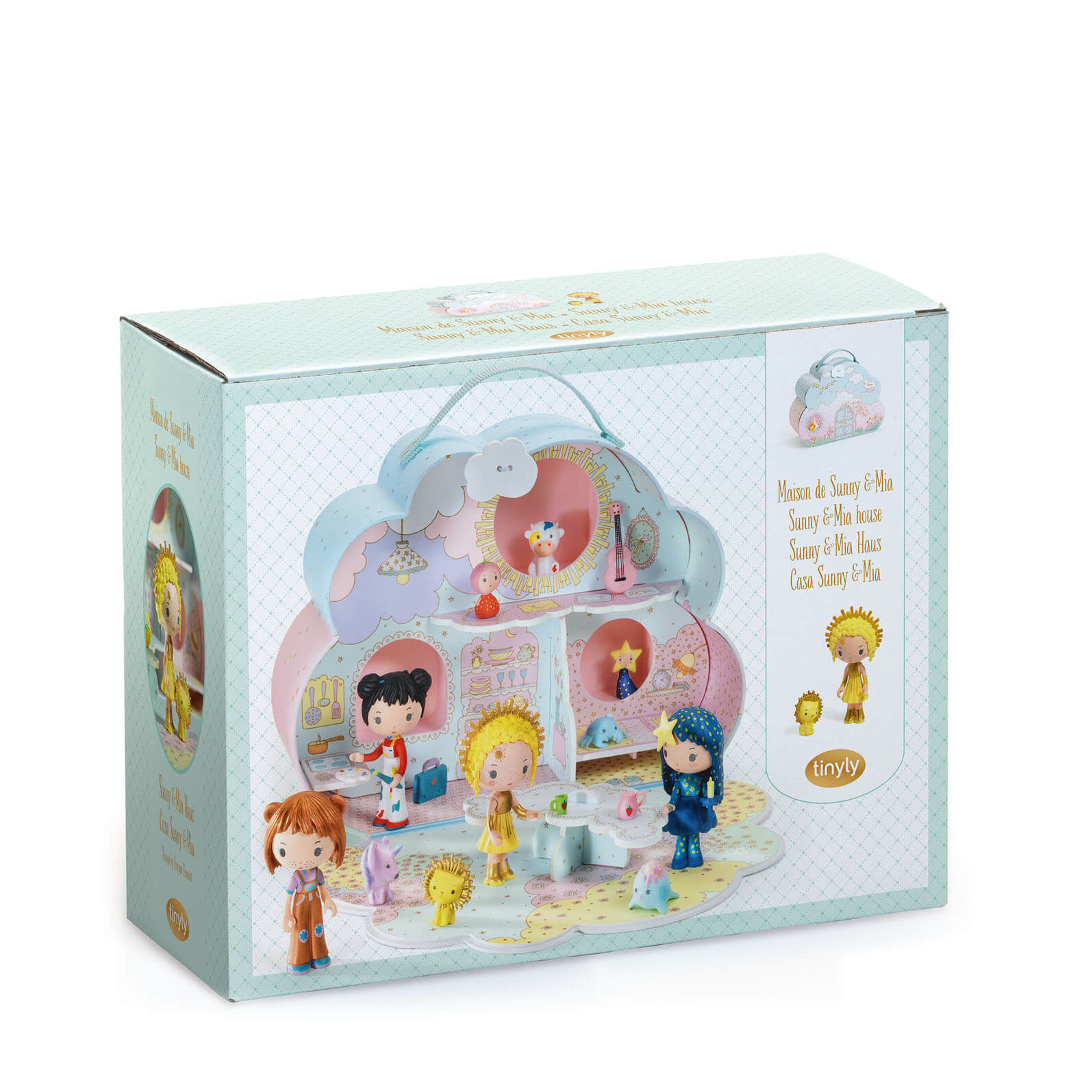 Tinyly Sunny and Mia Play House