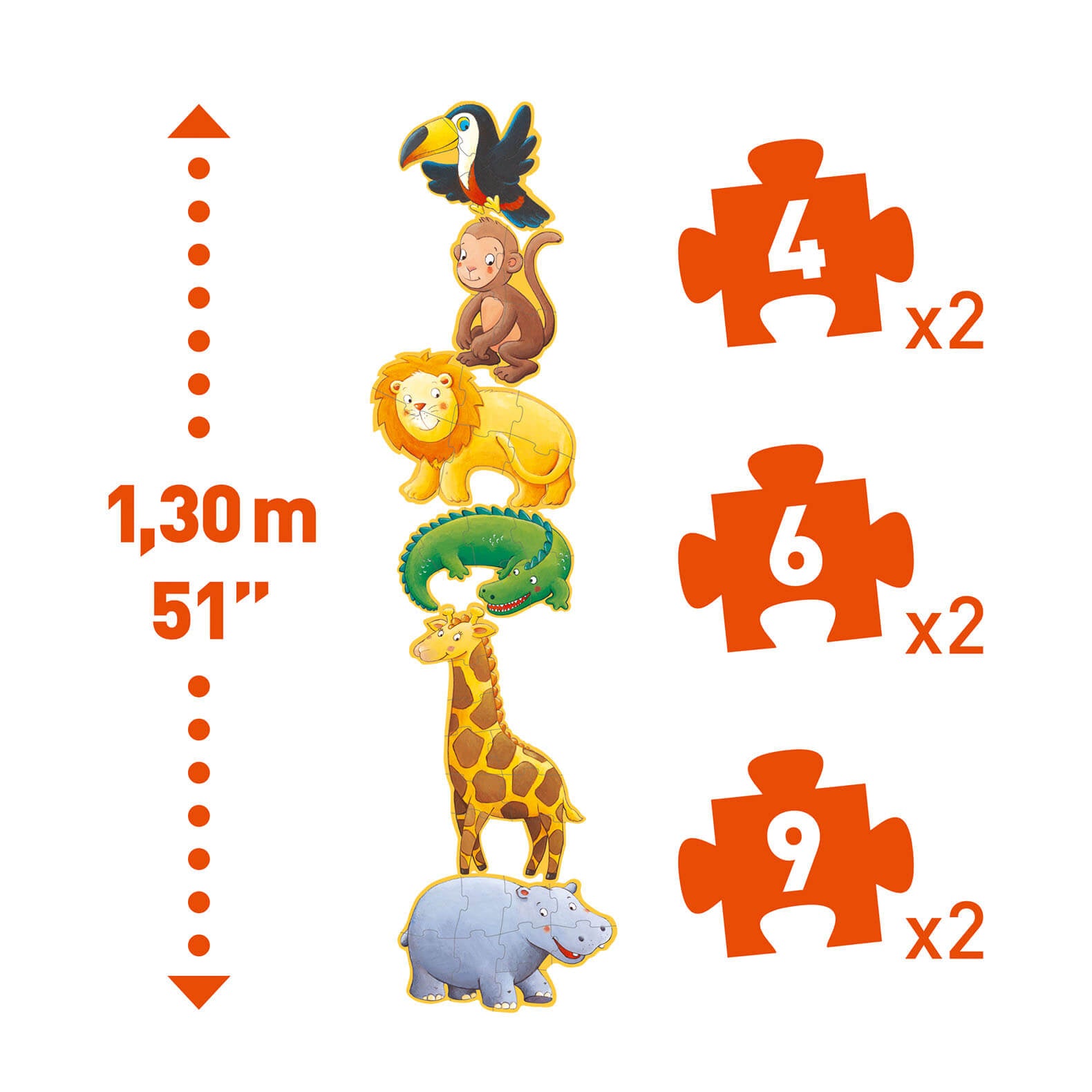 Progressive Large Puzzles - Marmoset and Friends