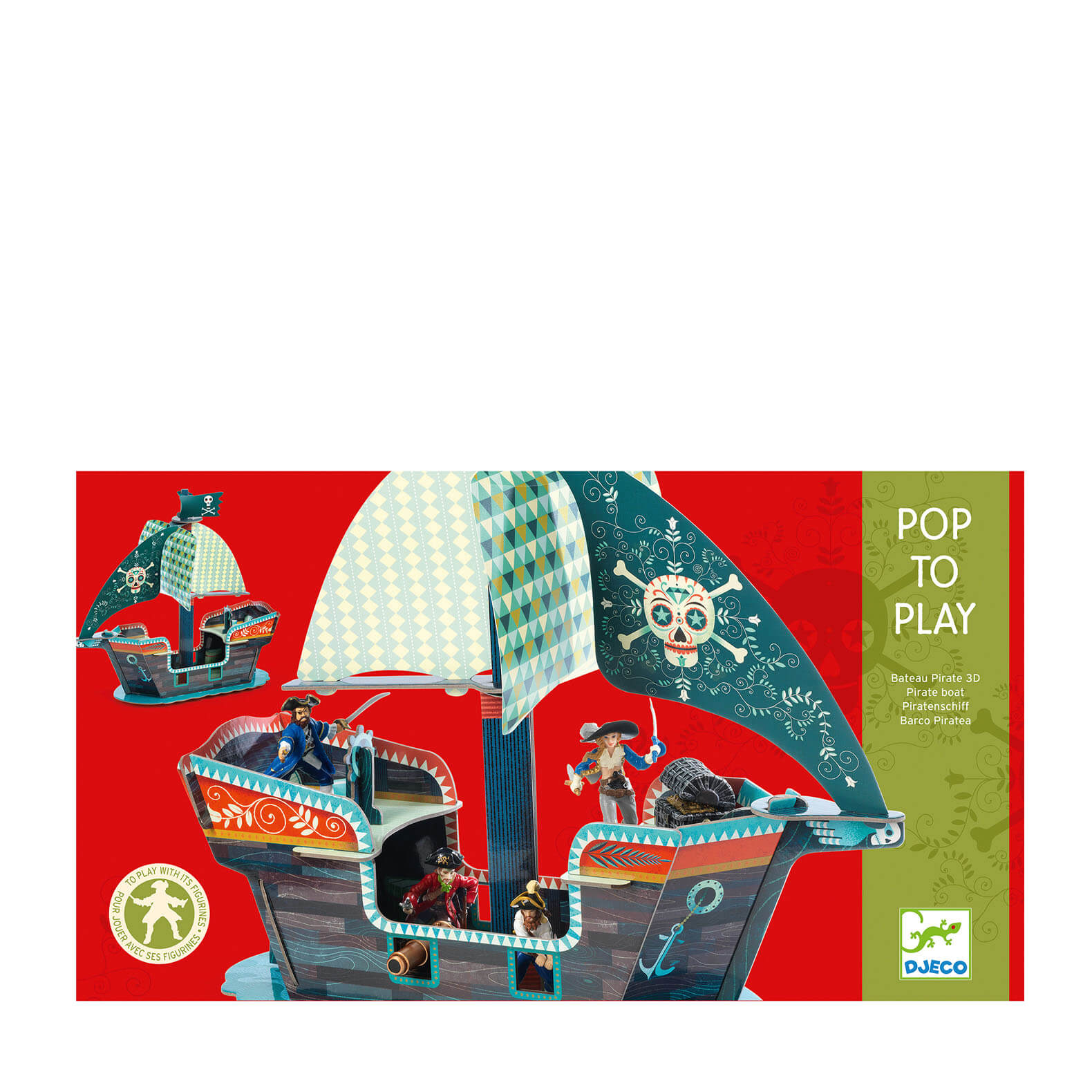 Pop To Play Pirate Boat