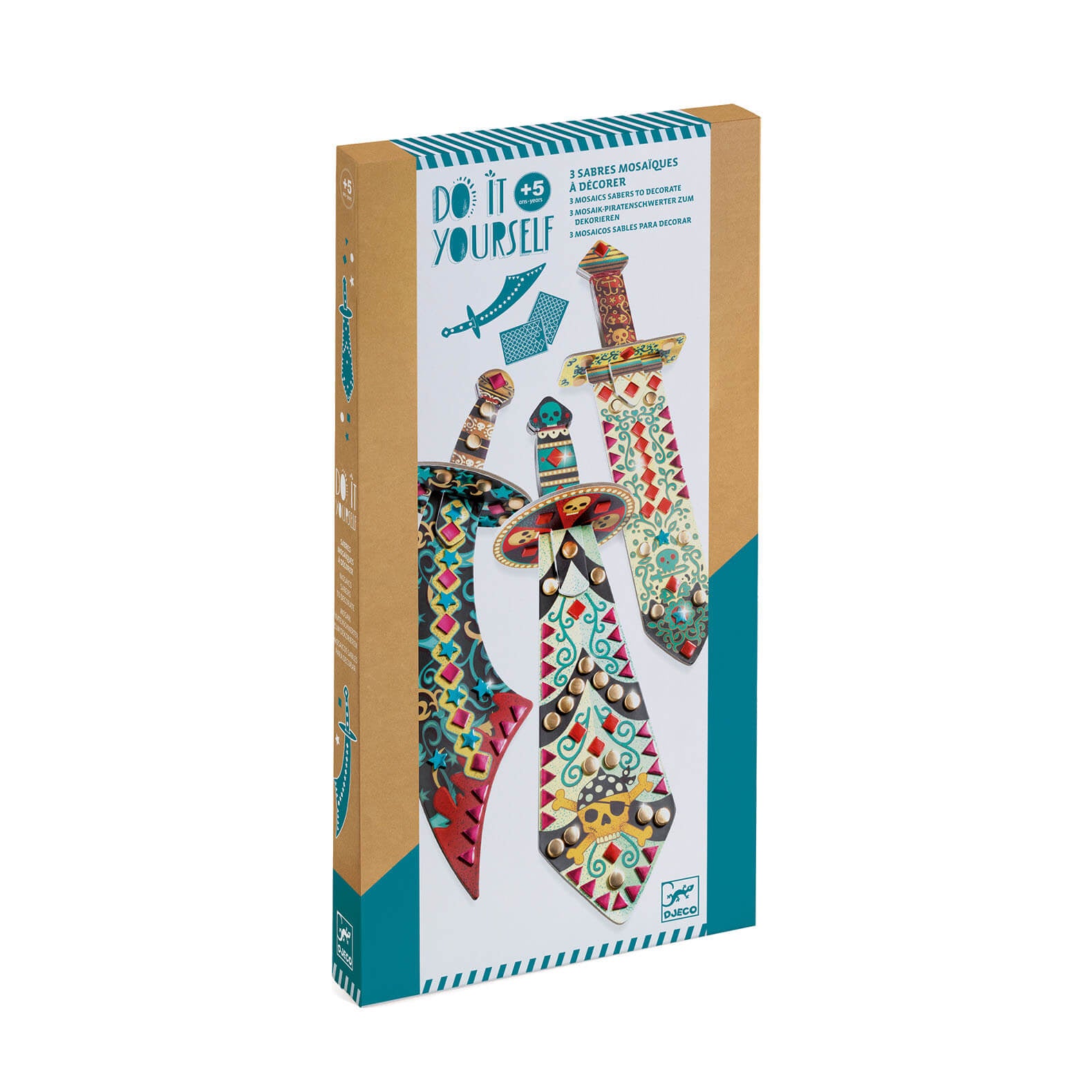 Do It Yourself Mosaics Craft Set - Pirate Swords