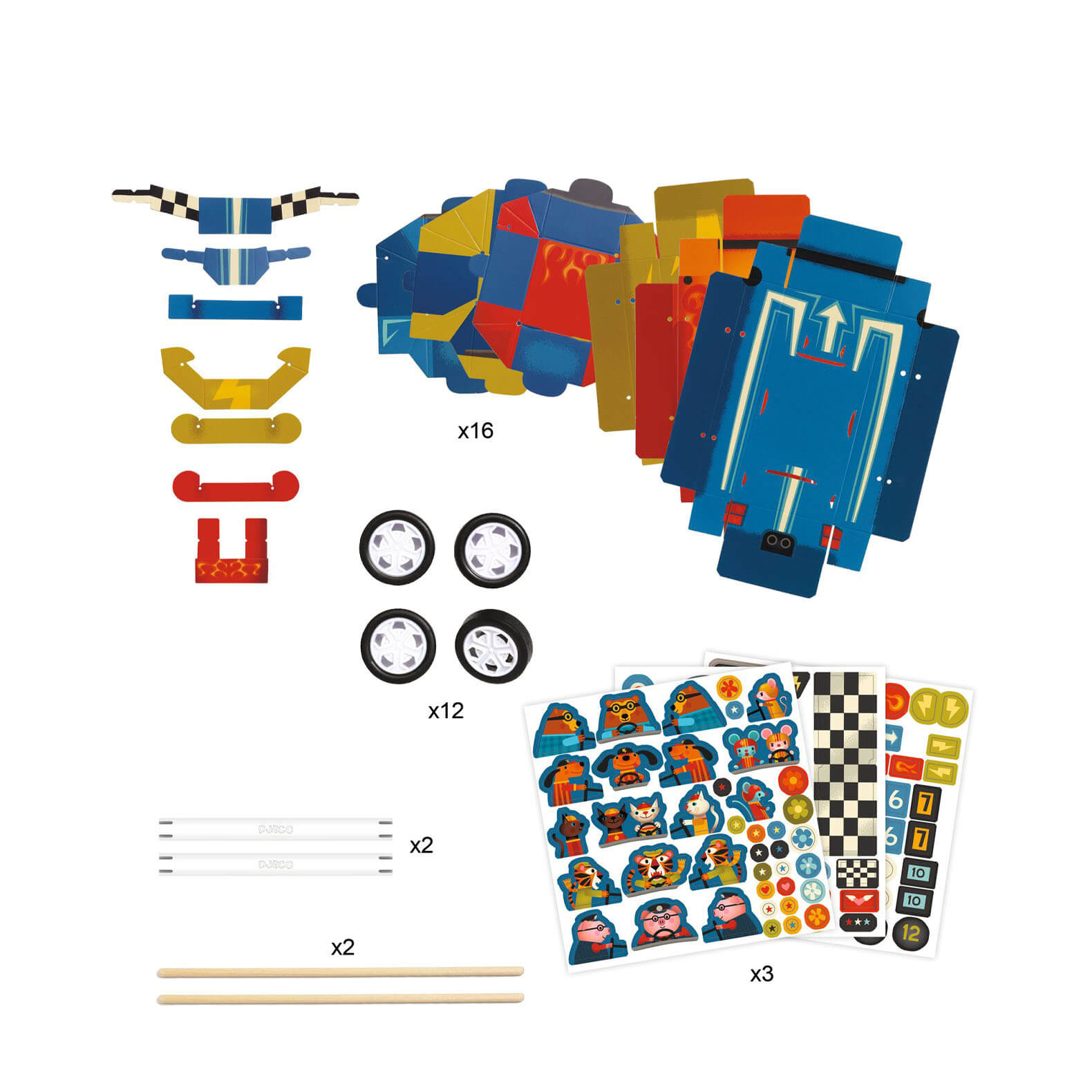 Do It Yourself Craft Set - Grand Prix Racing Cars
