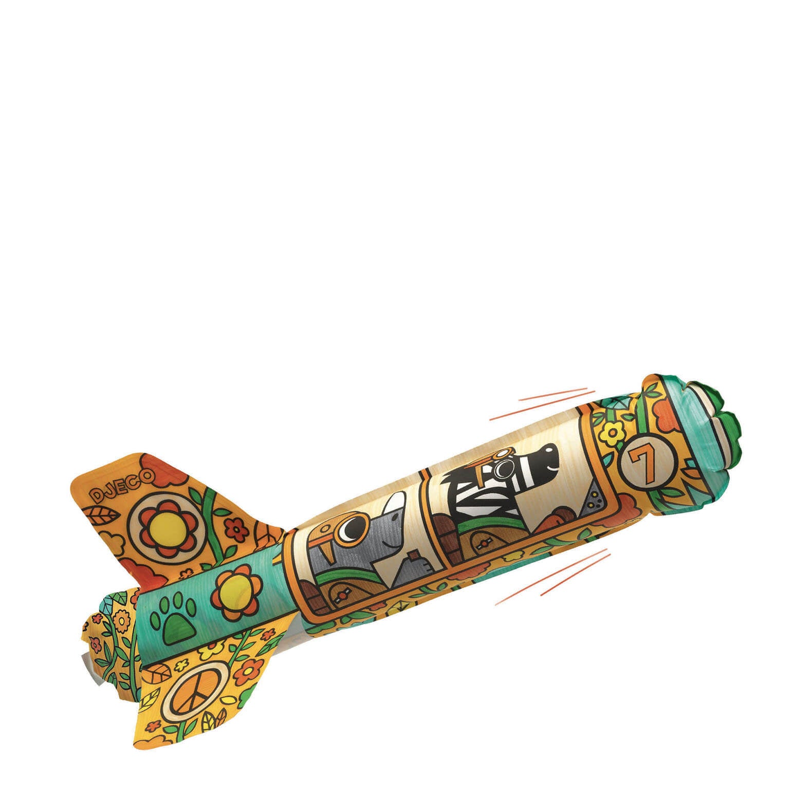 Colour In Craft Set - 3 Blow Up Rockets