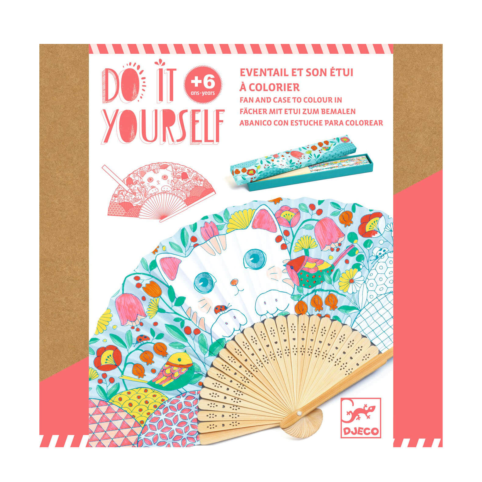 Colour In Craft Set - Koneko Fan