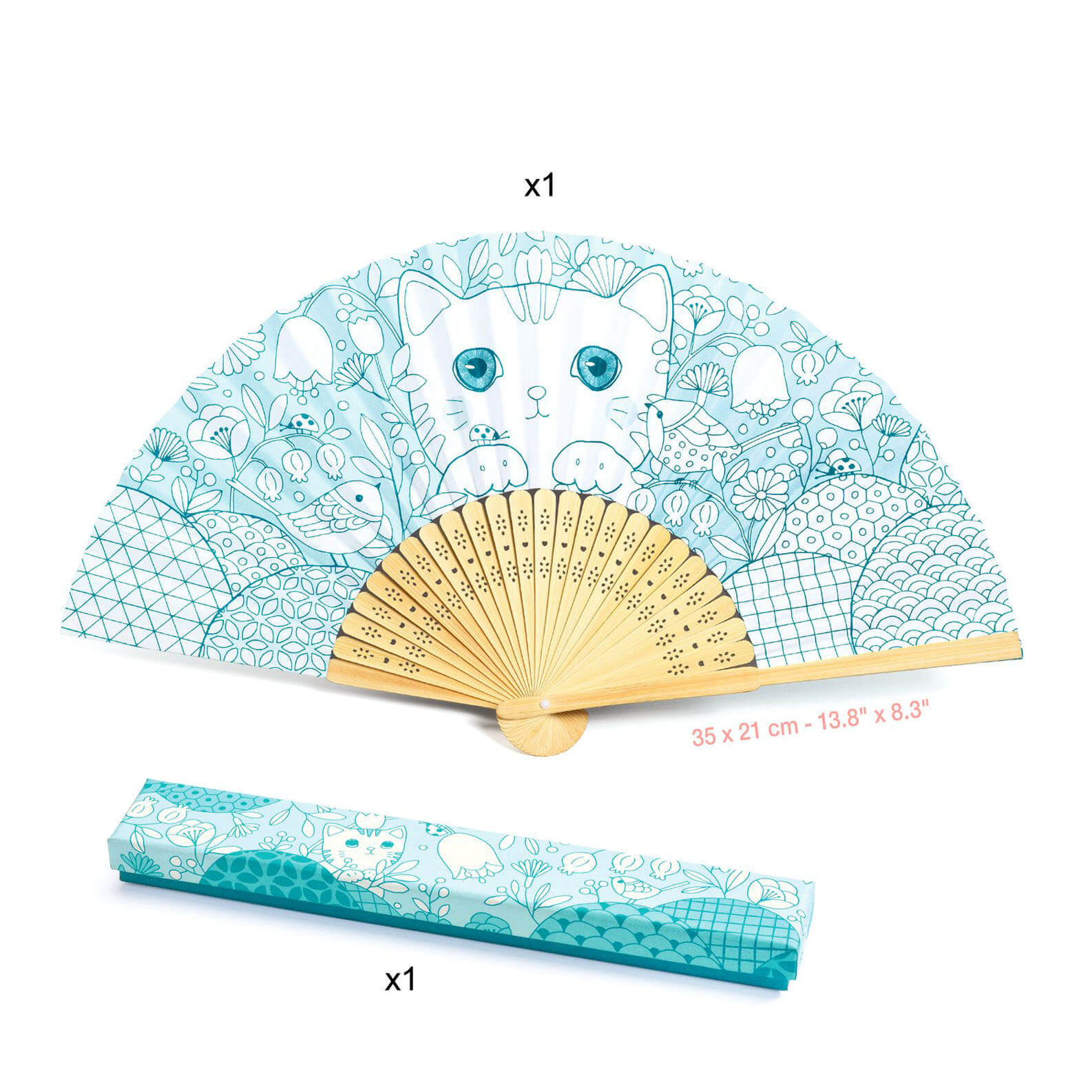 Colour In Craft Set - Koneko Fan