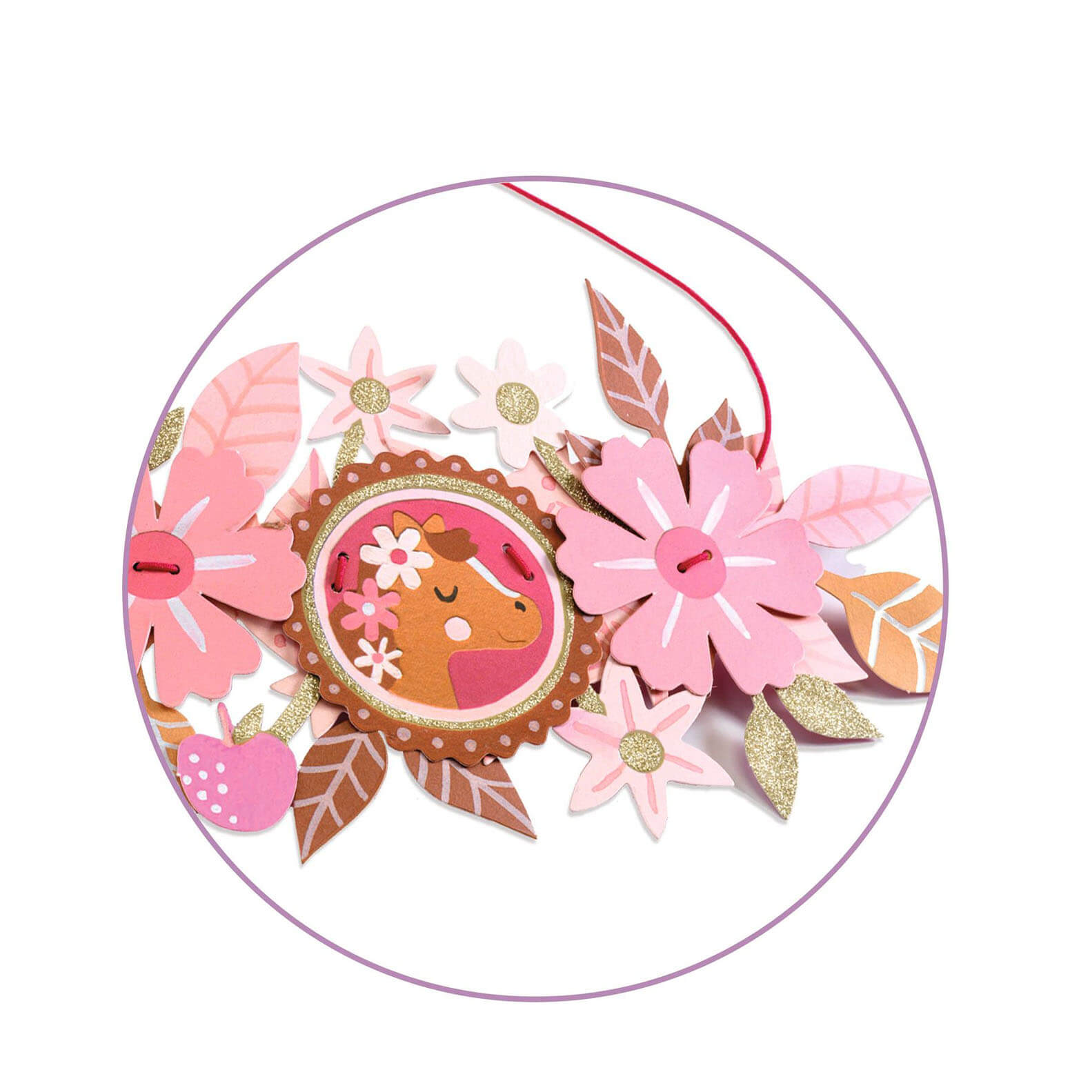 Do It Yourself Craft Set - Floral Paper Jewellery