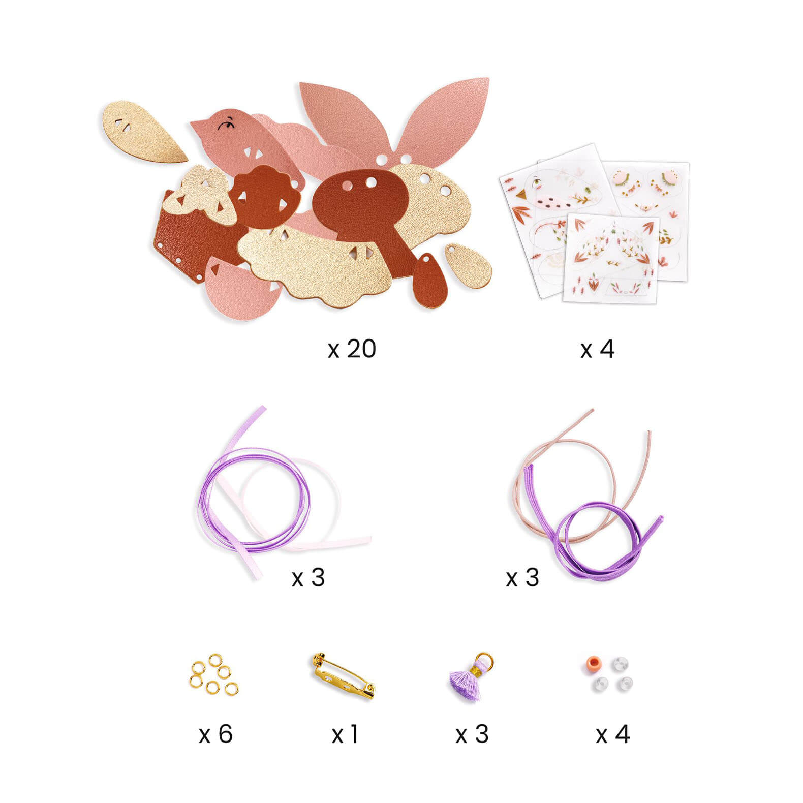 Do It Yourself Craft Set - Rose Finch Jewellery Set