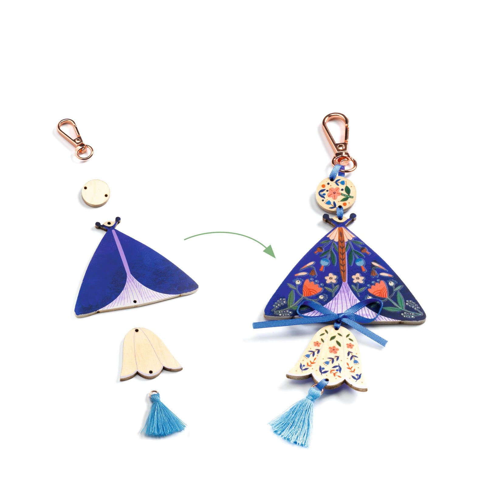 Do It Yourself Craft Set - Butterfly Bag Charms