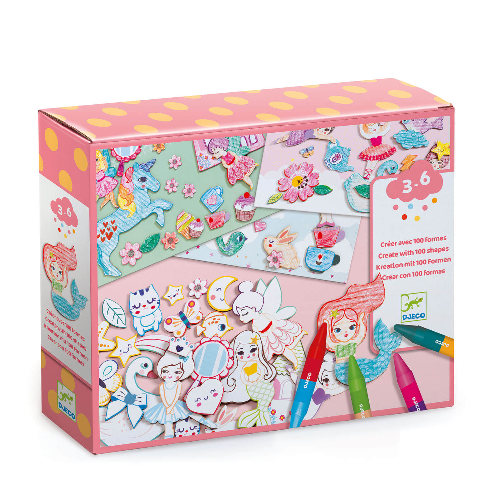 Colouring Collage Craft Set - Girls