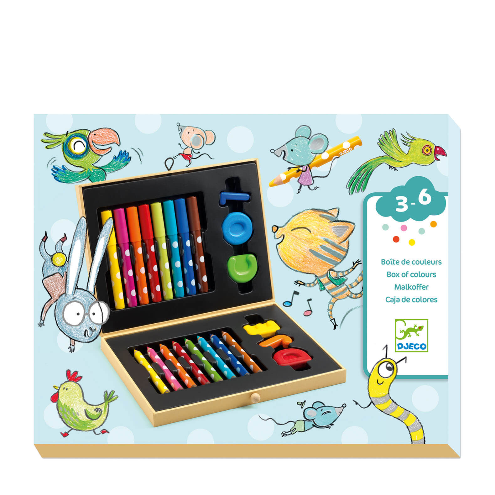 Wooden Box Of Colours