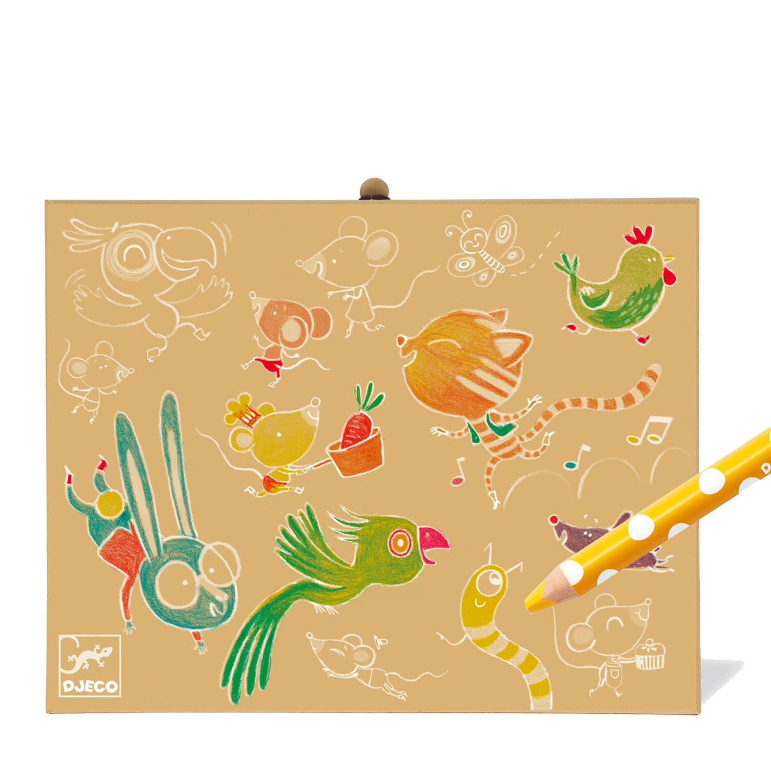 Wooden Box Of Colours