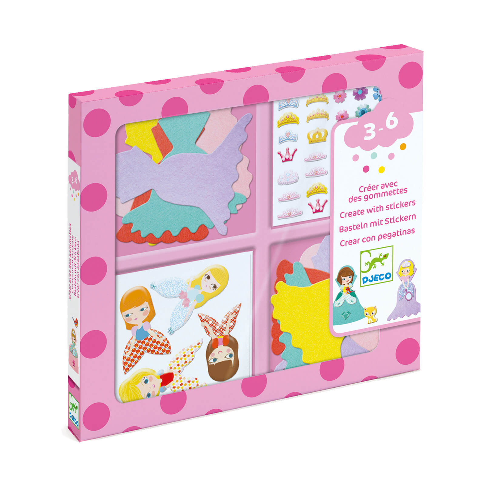 I Love Princesses Sticker Kit