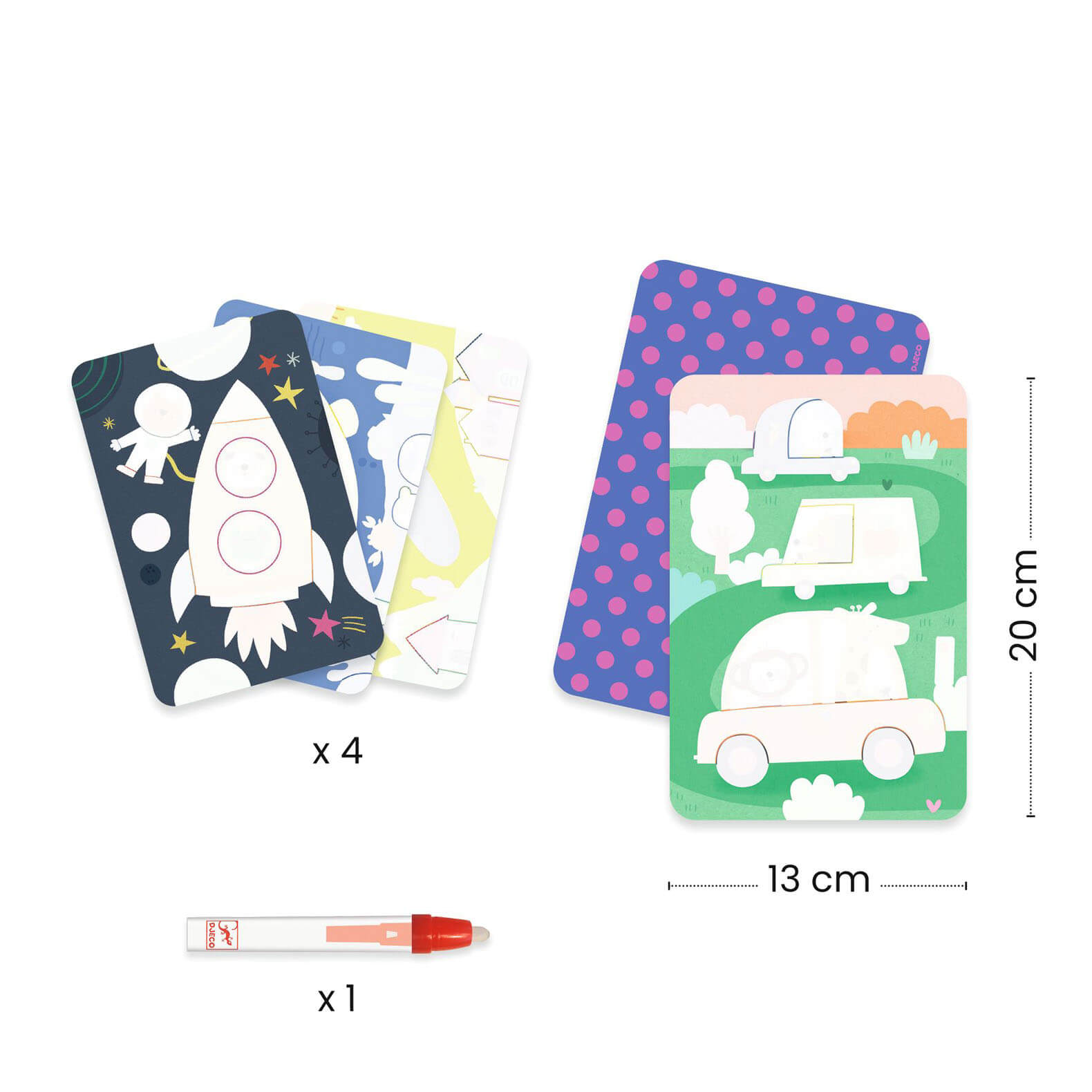 Magic Water Colouring Boards - On The Road