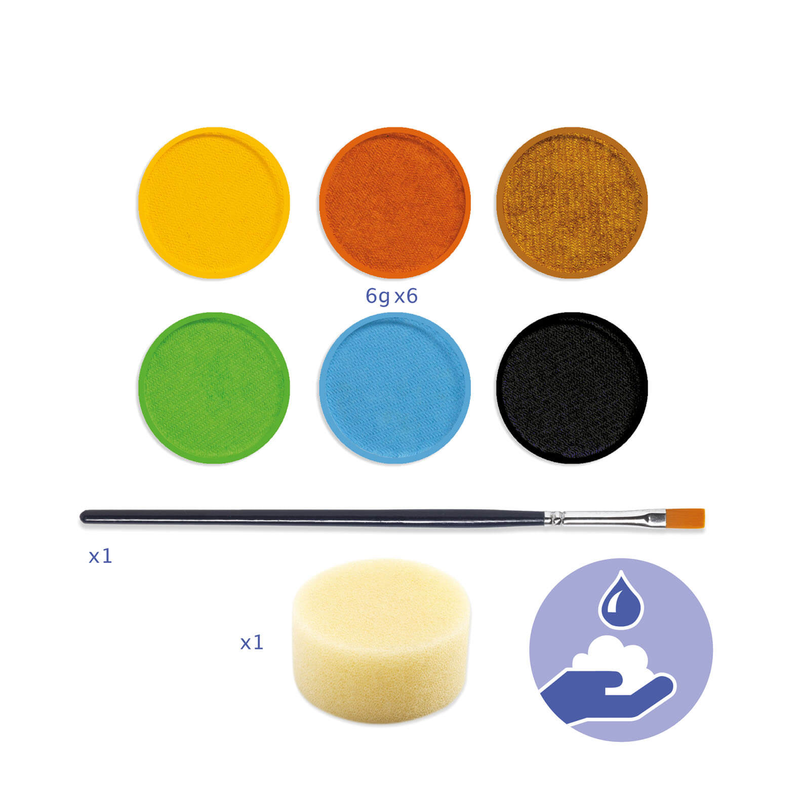 Body Art Face Paint Set - Nature