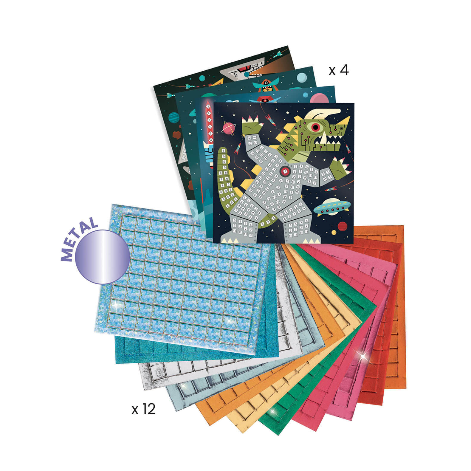 Mosaic Craft Set - Space Battle