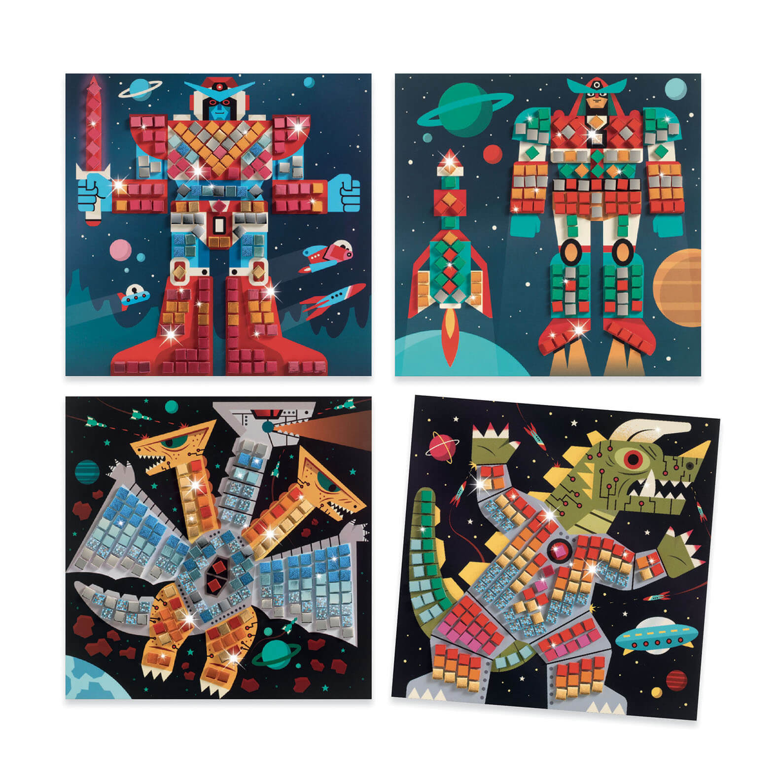 Mosaic Craft Set - Space Battle