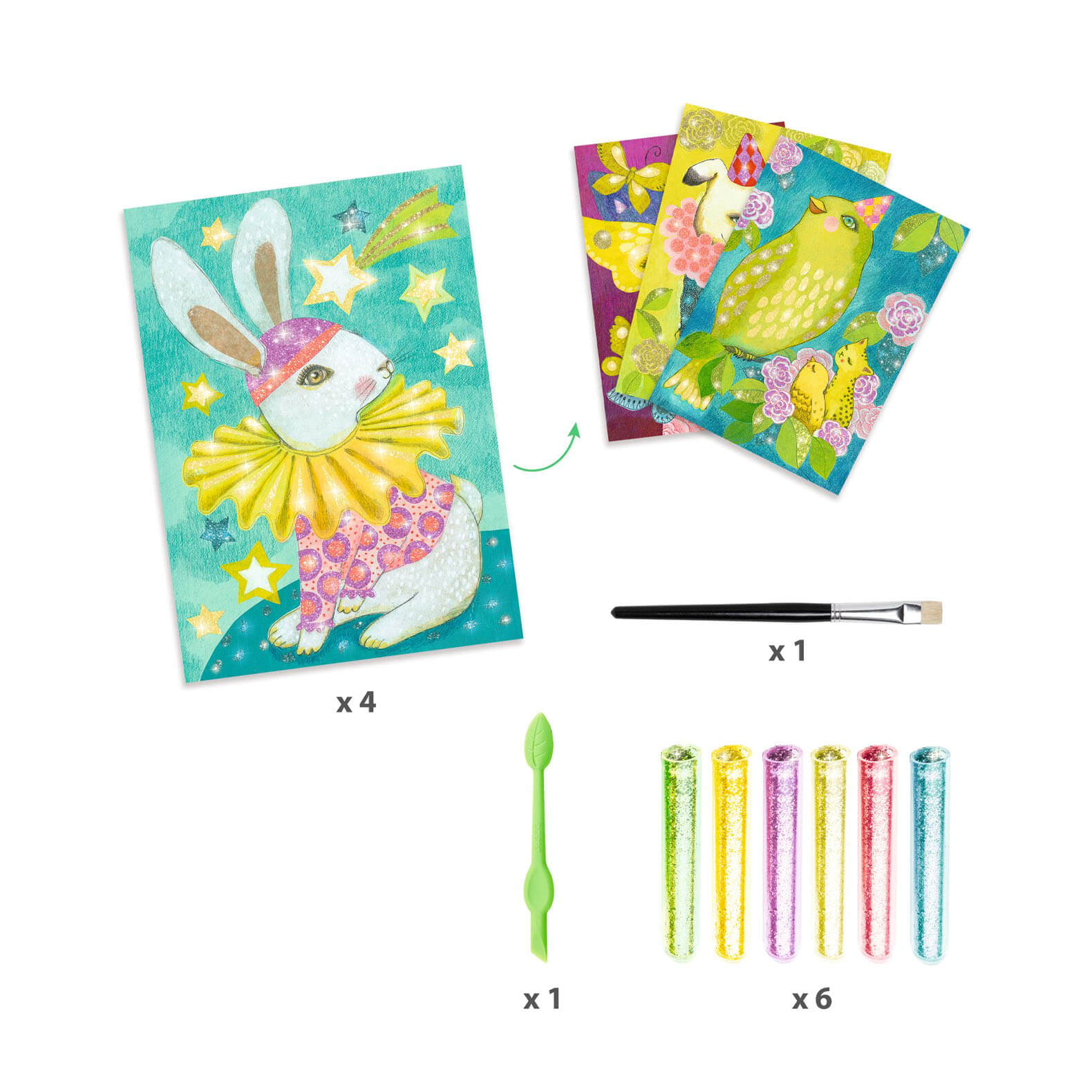 Glitter Craft Set - Carnival Of The Animals