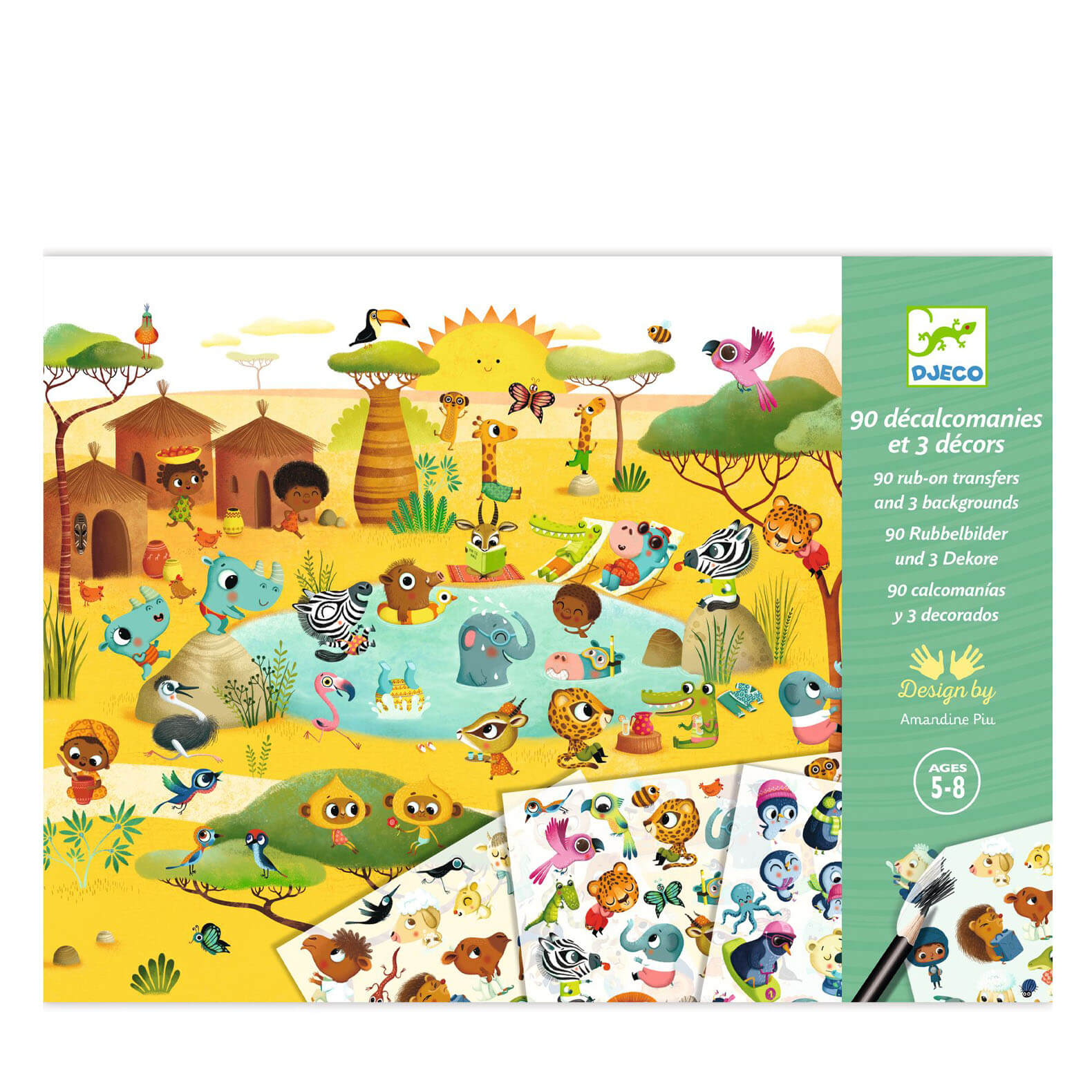 Decal Craft Set - Savannah, Desert and North Pole