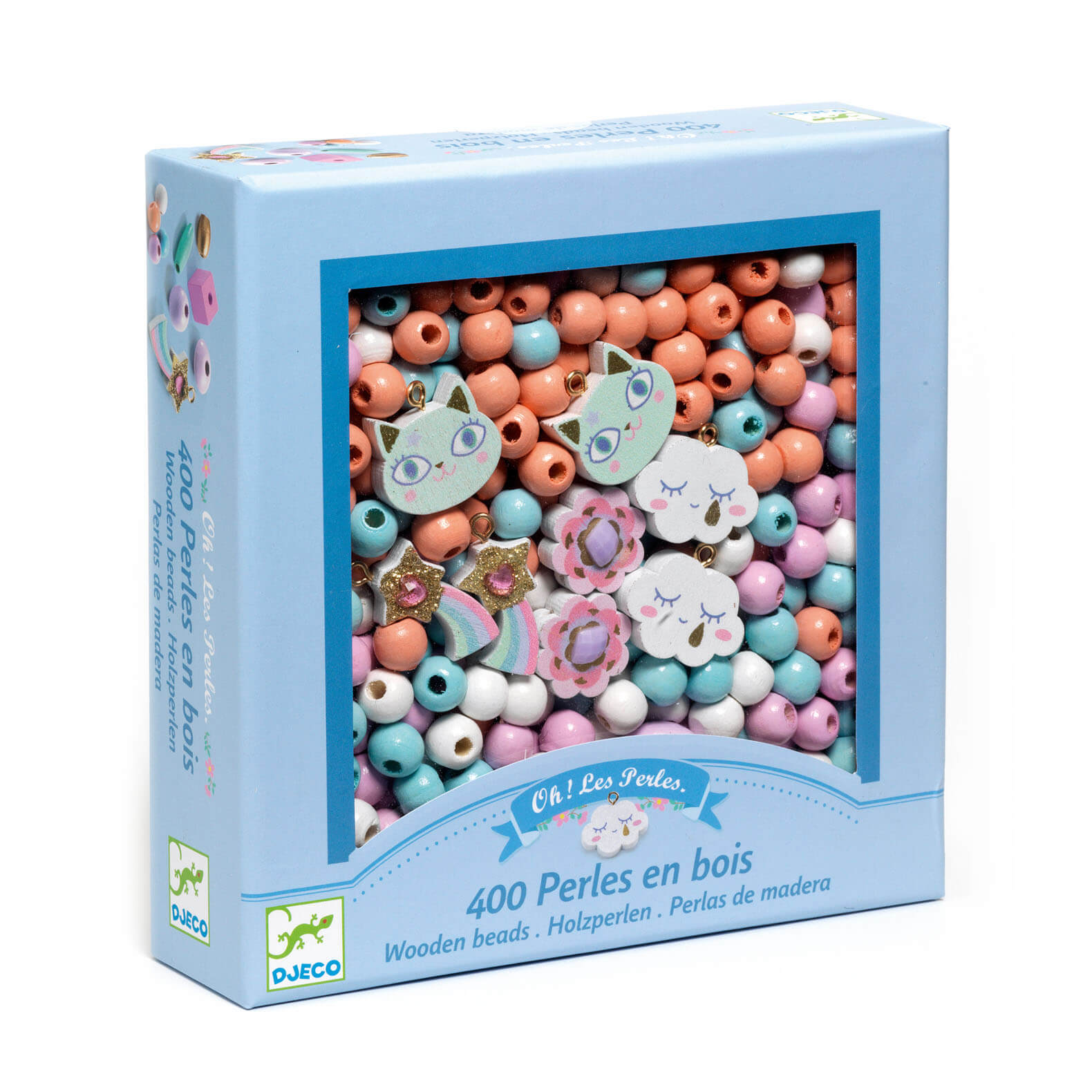Wooden Beads - Rainbow