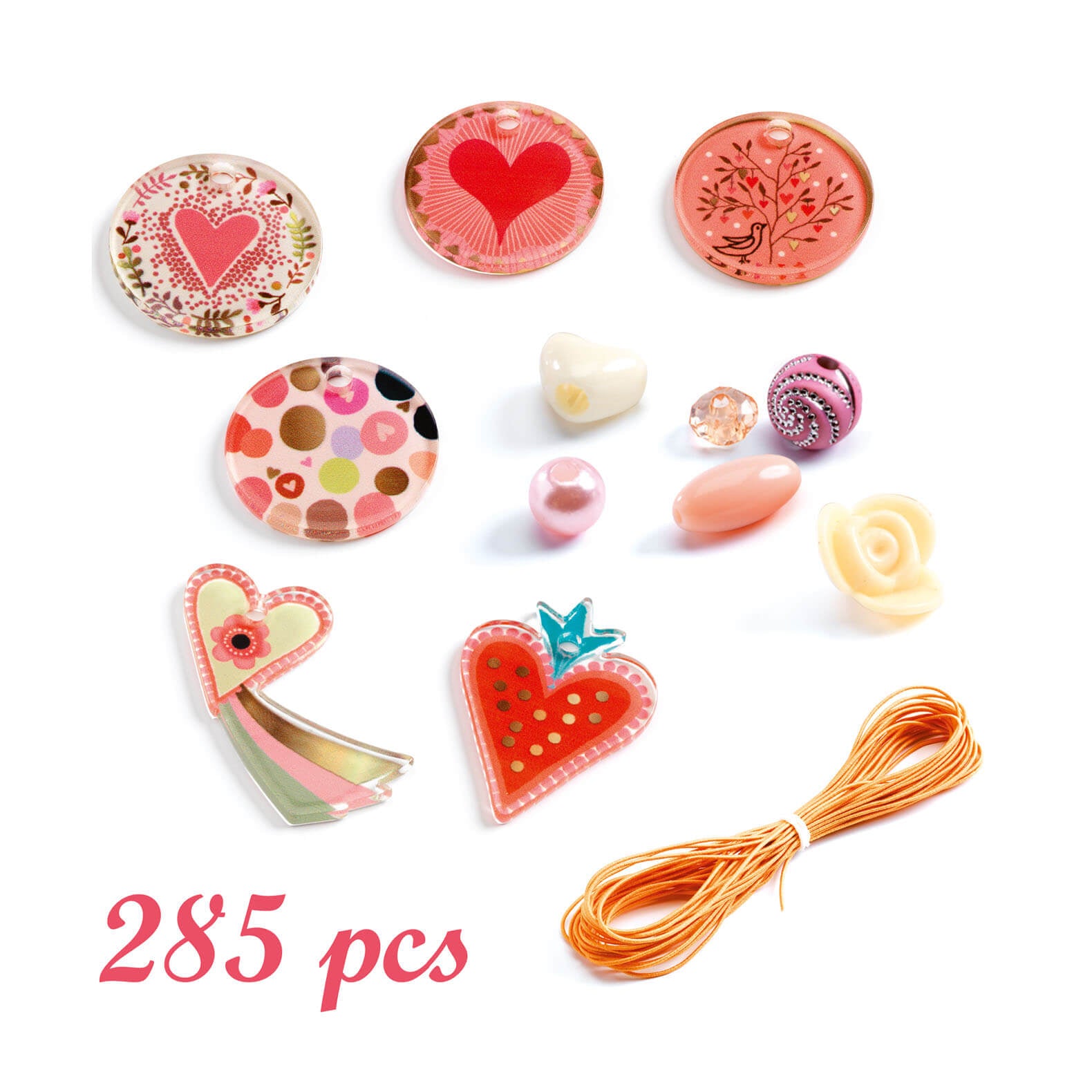 Fancy Beads - Hearts